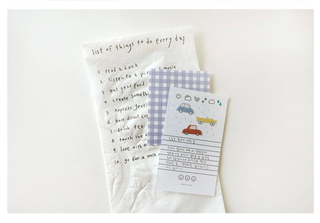 Suatelier Slow Day Decorative Stickers for Journaling and Planners