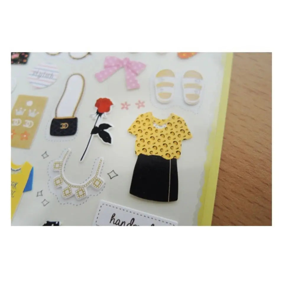 Suatelier Favourite Decorative Craft Stickers for Journaling - 1 Sheet