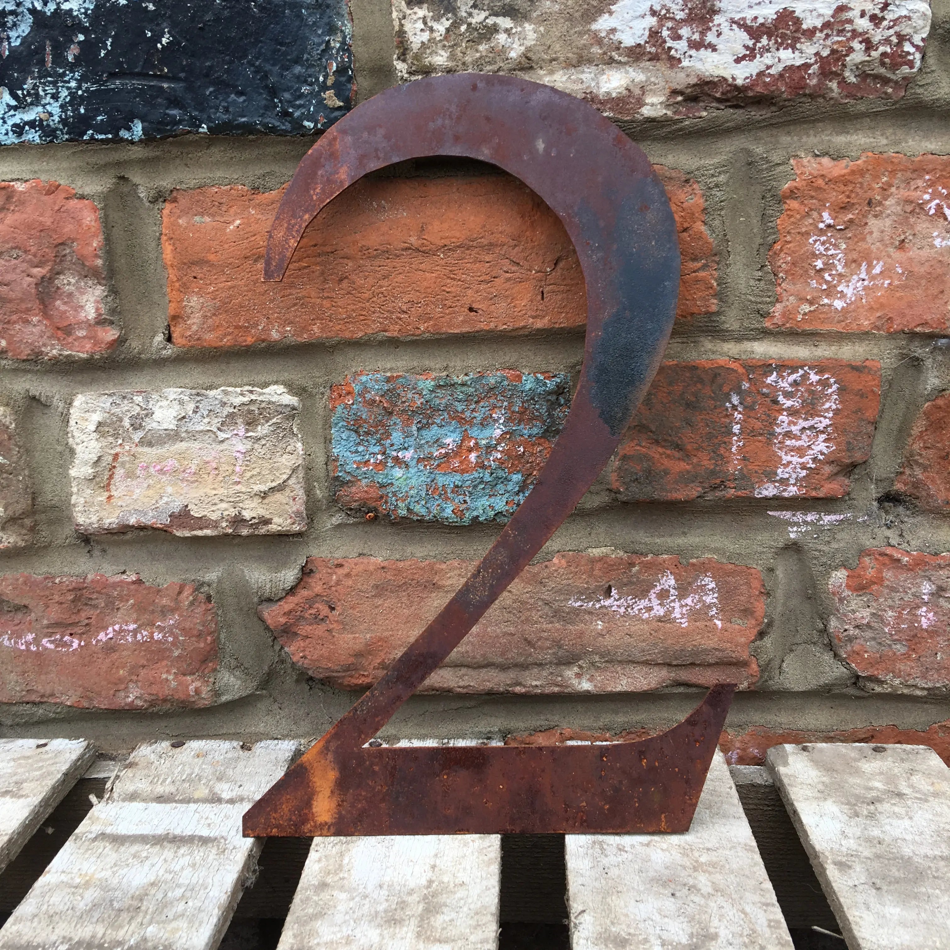Rustic Metal Letters & Numbers | 5" or 12" Steel Signs by Rustic Warehouse
