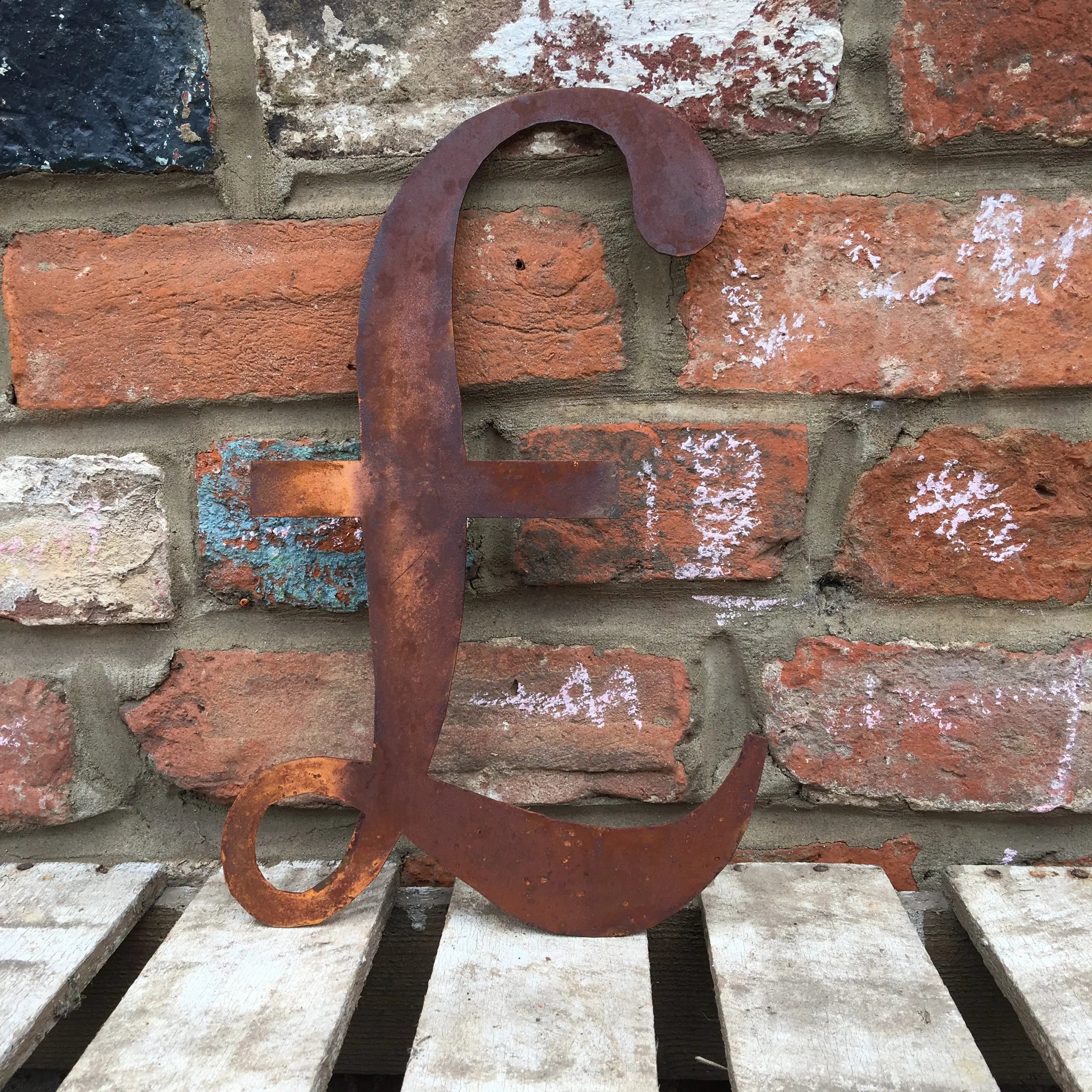 Rustic Metal Letters & Numbers | 5" or 12" Steel Signs by Rustic Warehouse