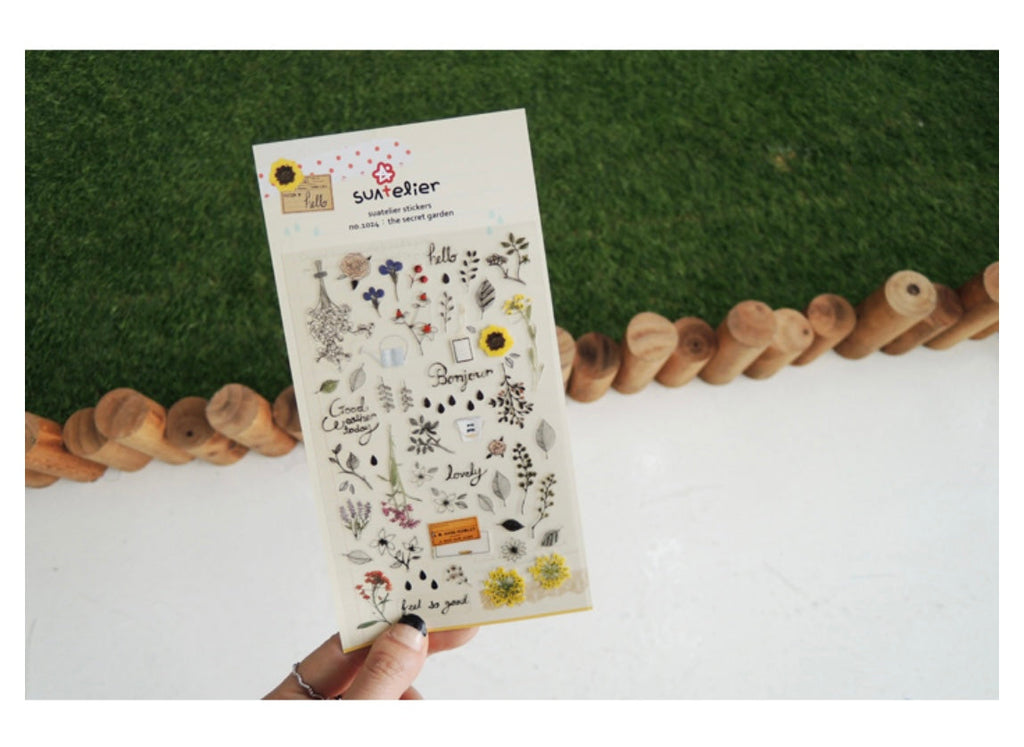 Botanical Stickers by LuLuFun Studio | Floral Journaling Decals