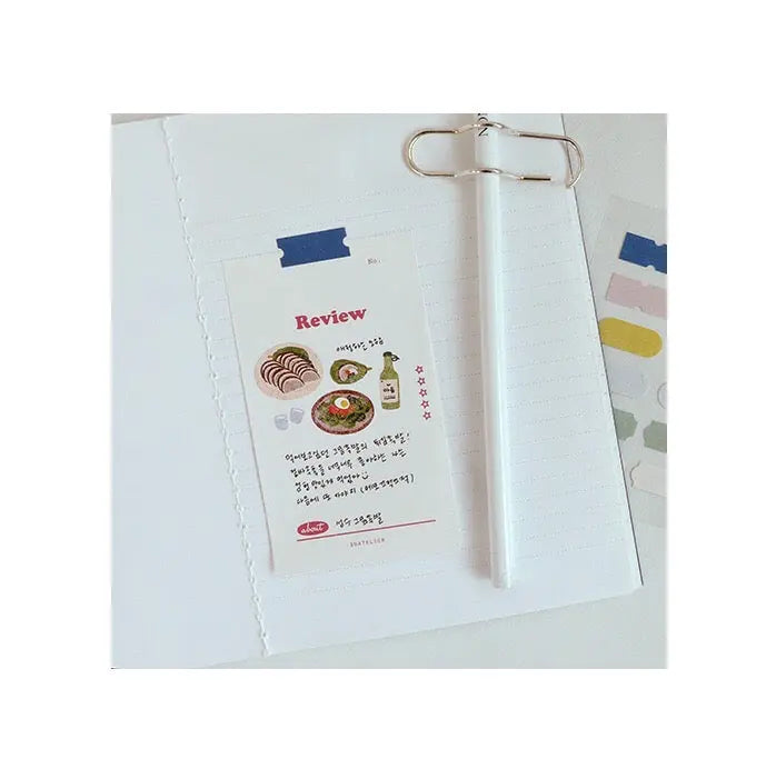 Food Trip#3 Decorative Food Stickers by LuLuFun Studio - 1 Sheet