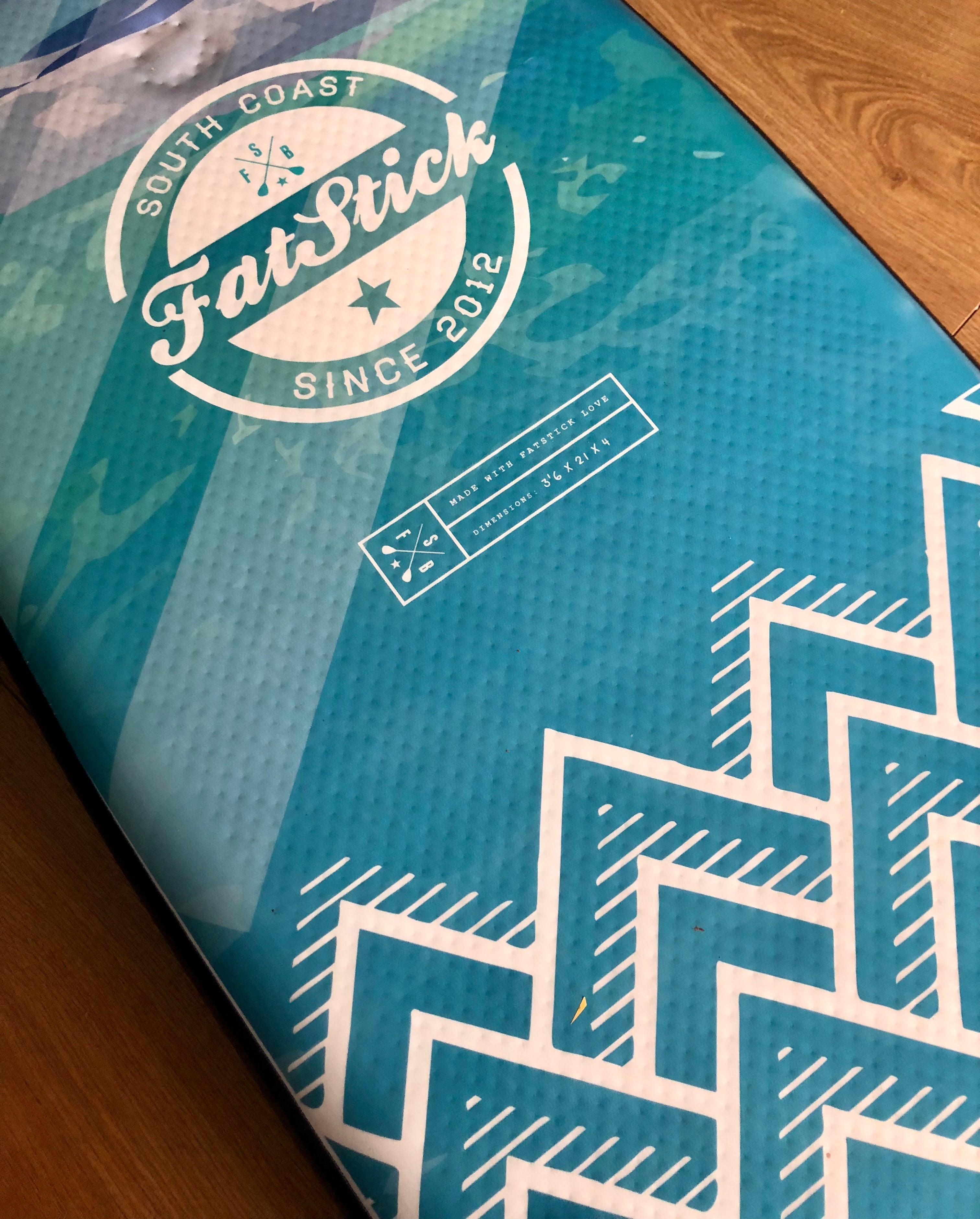 FatStick 43" Inflatable Body Board Package | Durable Dropstitch PVC