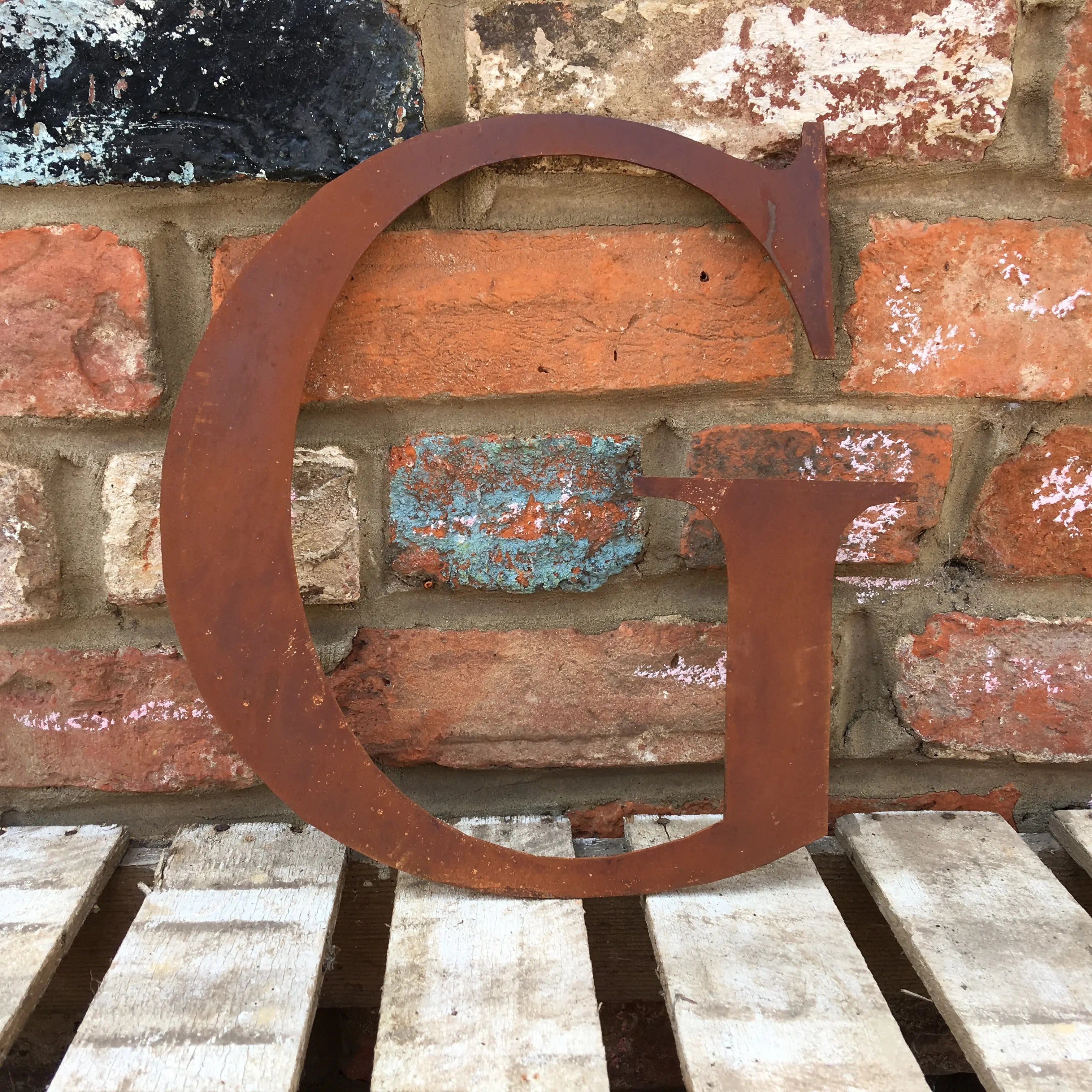 Rustic Metal Letters & Numbers | 5" or 12" Steel Signs by Rustic Warehouse