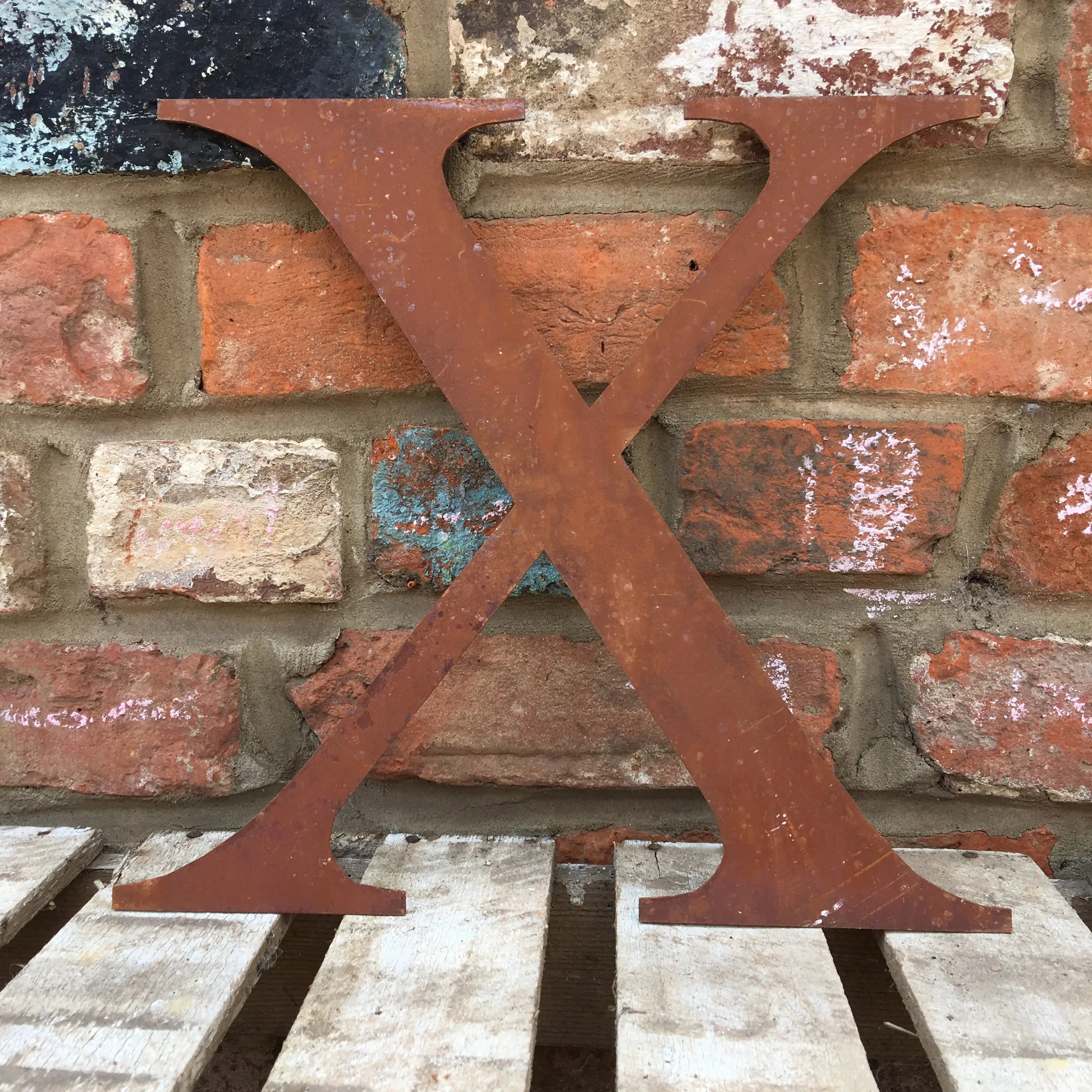 Rustic Metal Letters & Numbers | 5" or 12" Steel Signs by Rustic Warehouse