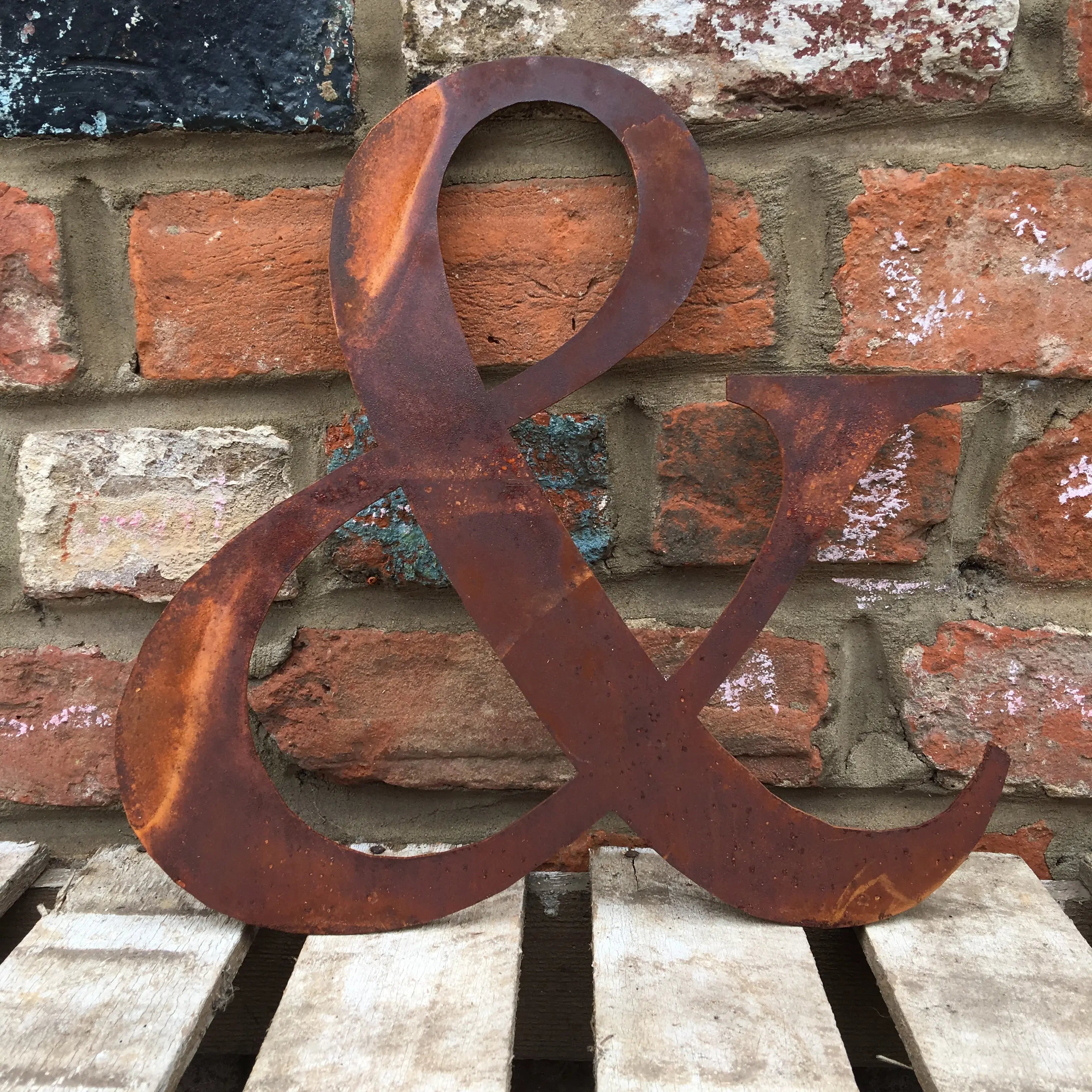 Rustic Metal Letters & Numbers | 5" or 12" Steel Signs by Rustic Warehouse