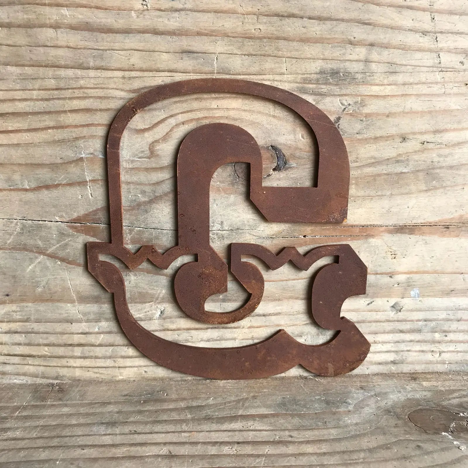 Rustic Metal Carnival Letters – 5 Inch Steel Wall Decor | Rustic Warehouse