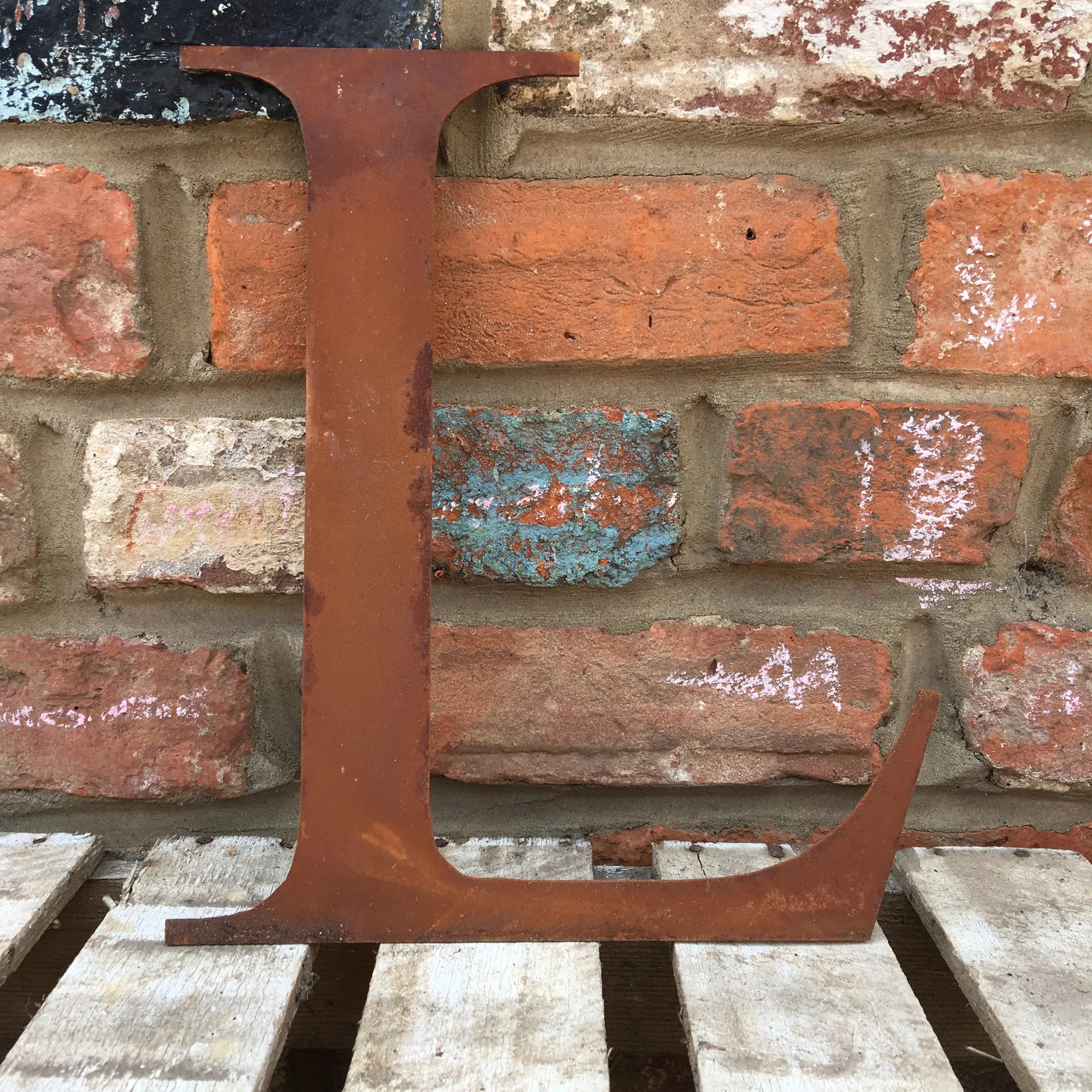 Rustic Metal Letters & Numbers | 5" or 12" Steel Signs by Rustic Warehouse