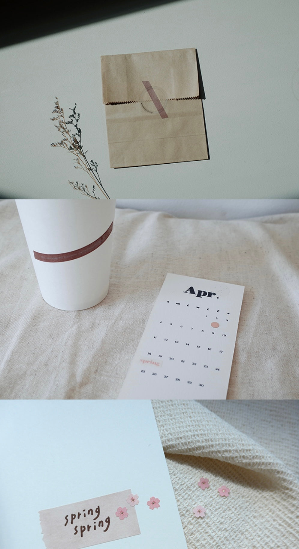 Suatelier Blooming Day Floral Decorative Stickers for Journaling
