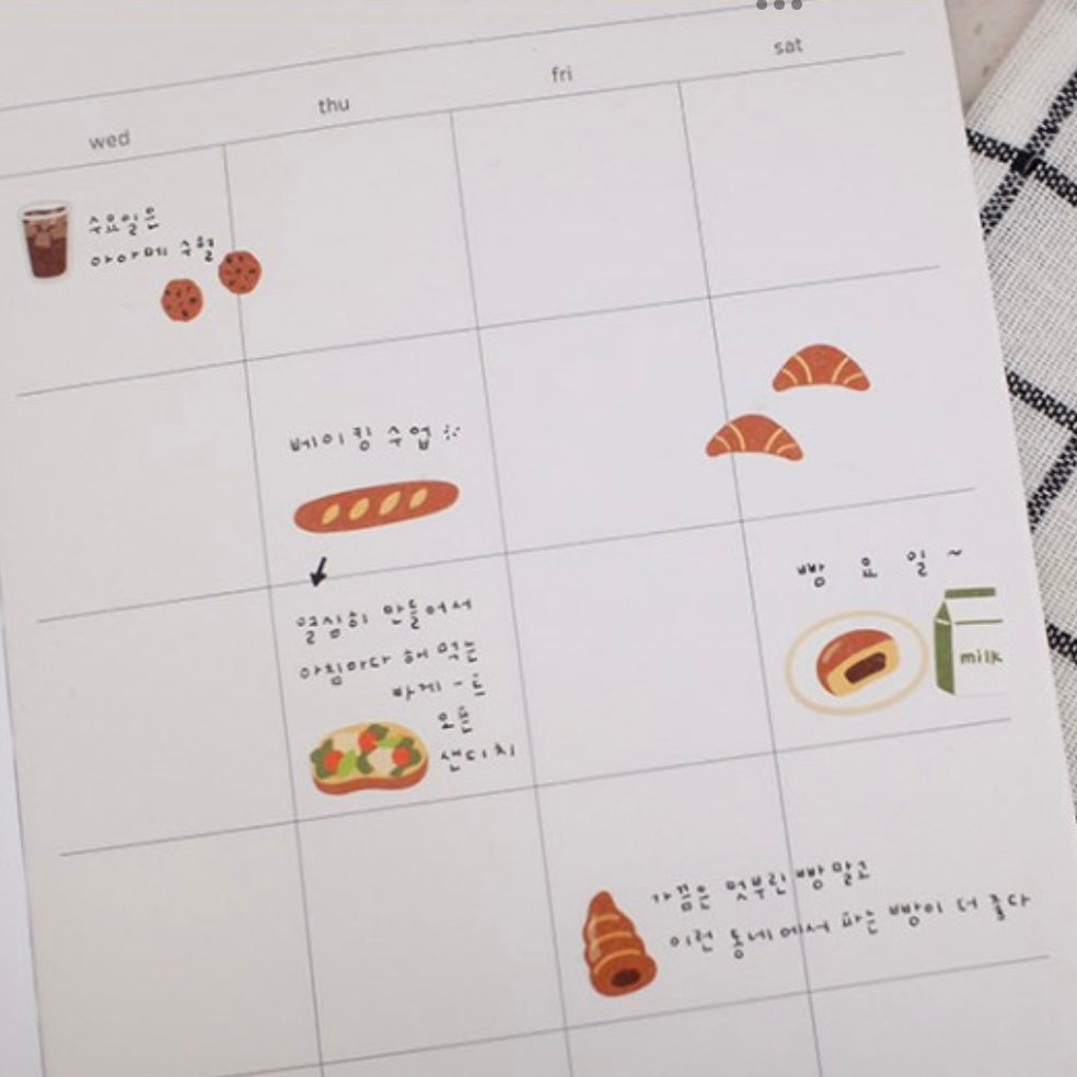 LuLuFun Studio Suatelier Food Trip #7 Sticker Sheet for Journaling