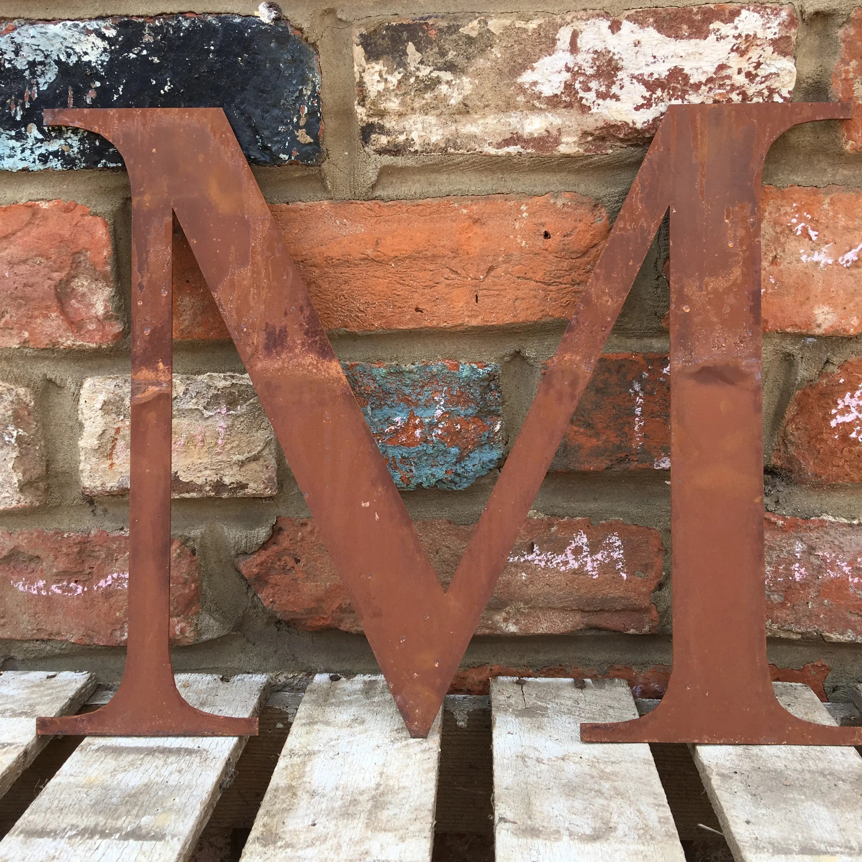 Rustic Metal Letters & Numbers | 5" or 12" Steel Signs by Rustic Warehouse