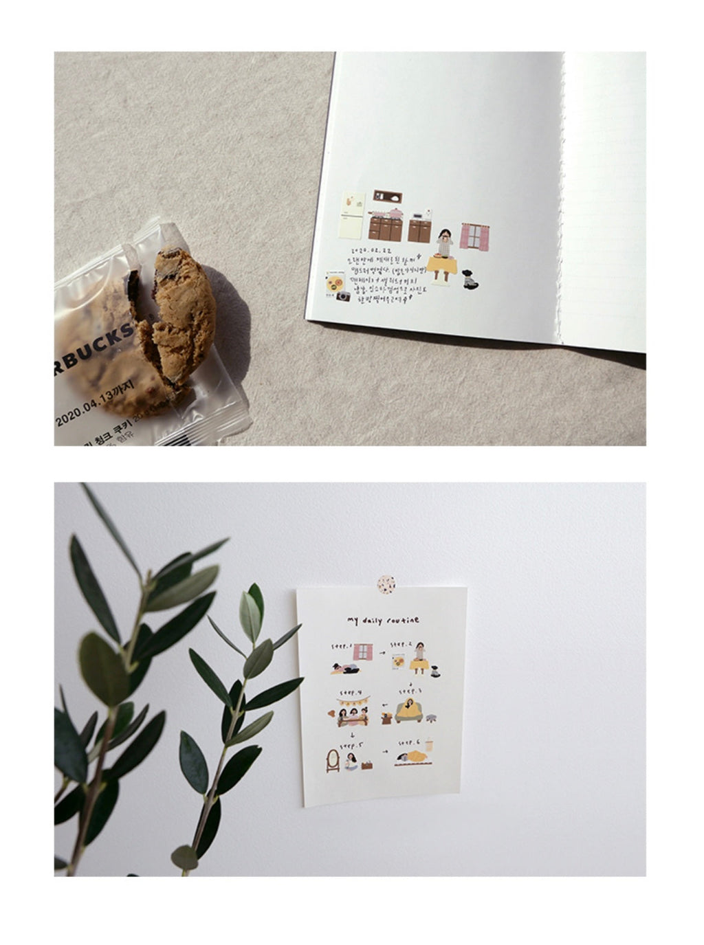 Suatelier Vlog Home Decorative Stickers for Journaling and Planners