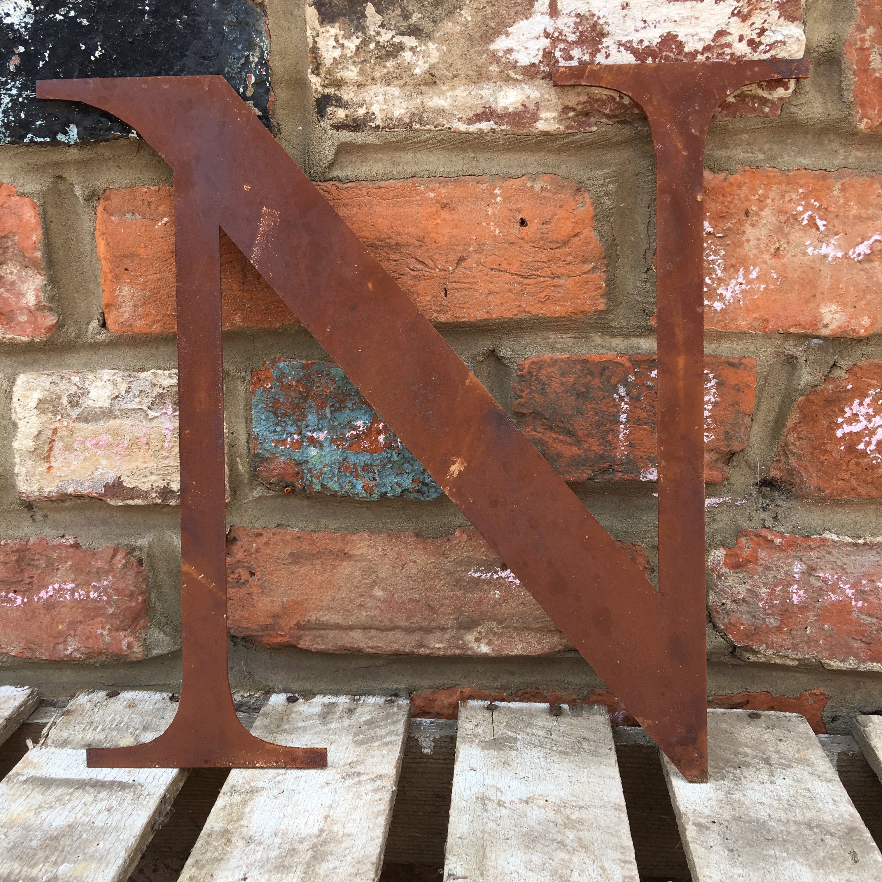 Rustic Metal Letters & Numbers | 5" or 12" Steel Signs by Rustic Warehouse