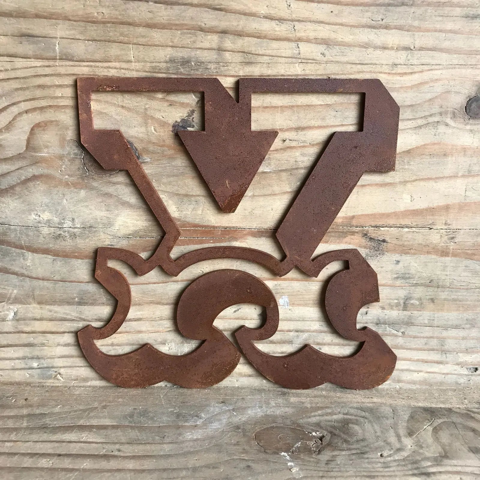 Rustic Metal Carnival Letters – 5 Inch Steel Wall Decor | Rustic Warehouse