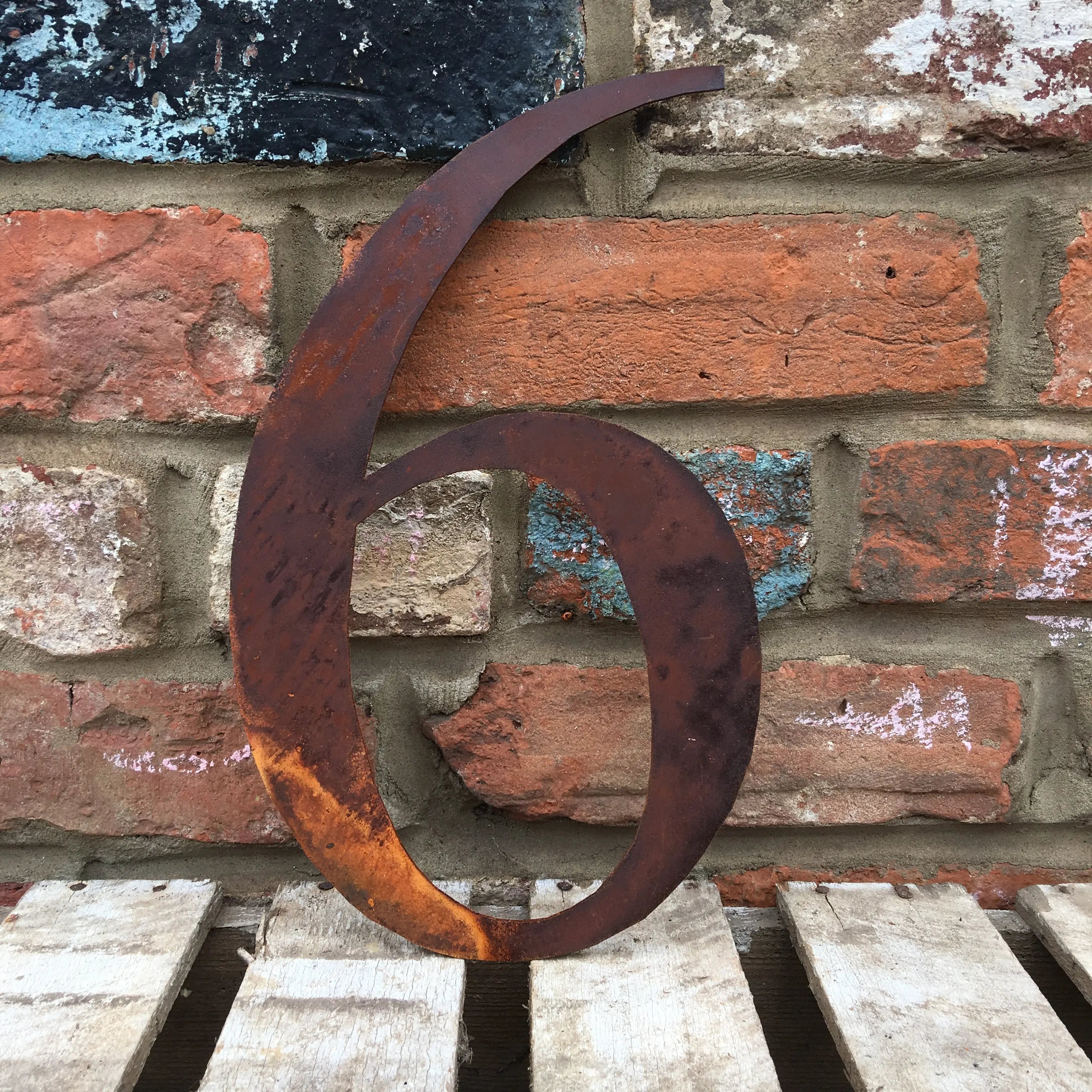 Rustic Metal Letters & Numbers | 5" or 12" Steel Signs by Rustic Warehouse