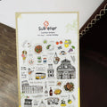 Suatelier Roman Holiday Decorative Stickers for Journaling and DIY Crafts