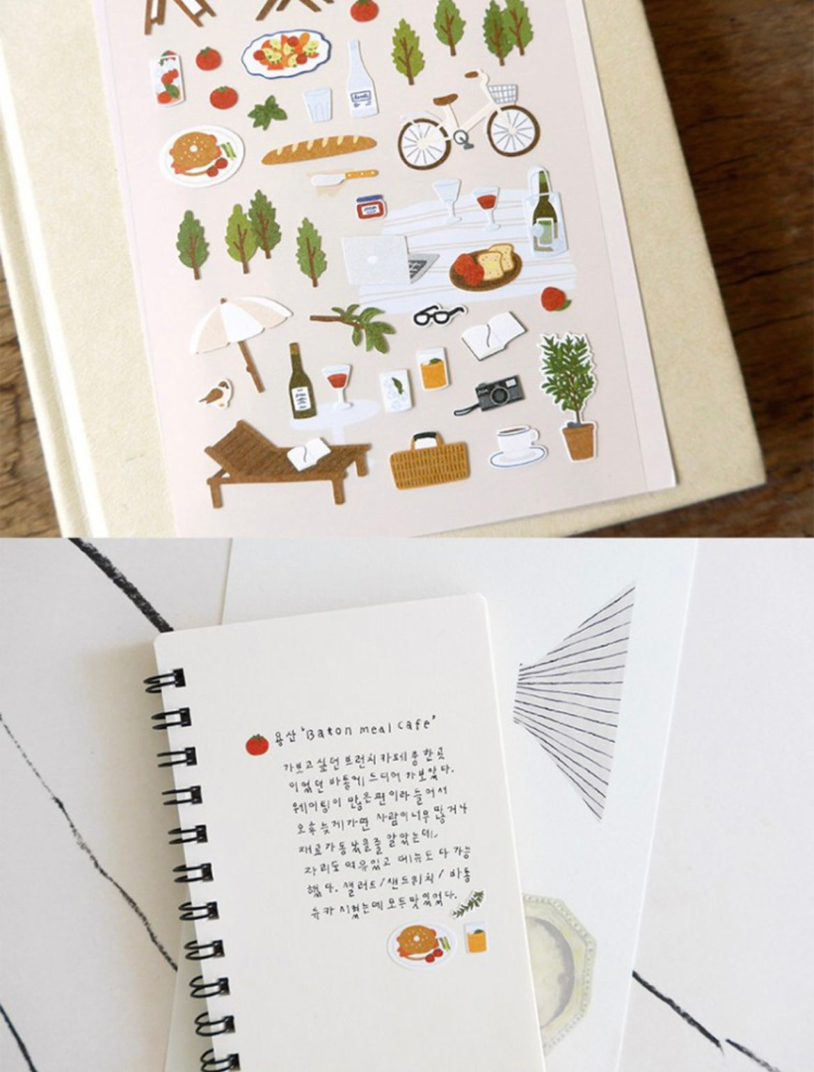 Suatelier In the Garden Decorative Floral Stickers for Journaling