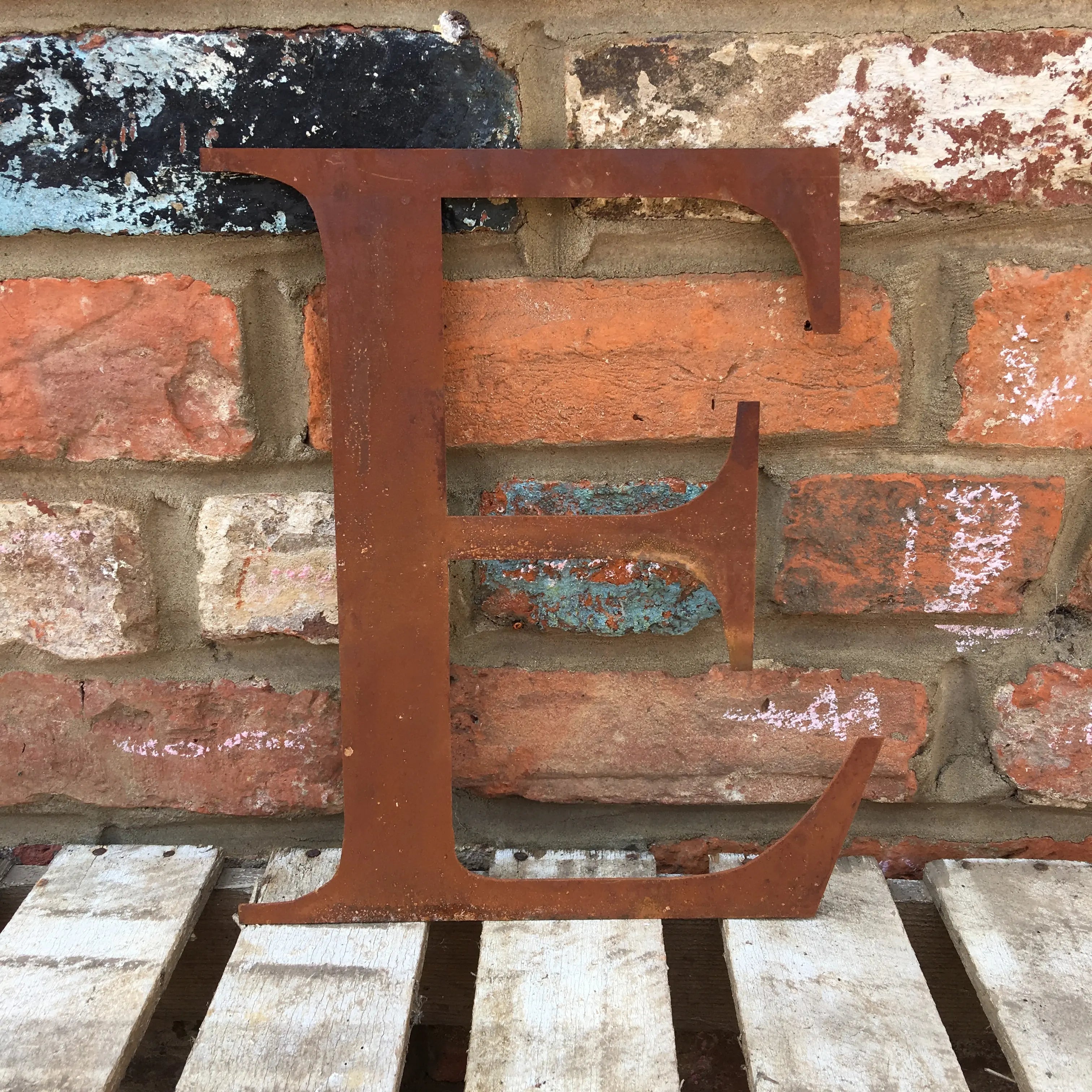 Rustic Metal Letters & Numbers | 5" or 12" Steel Signs by Rustic Warehouse
