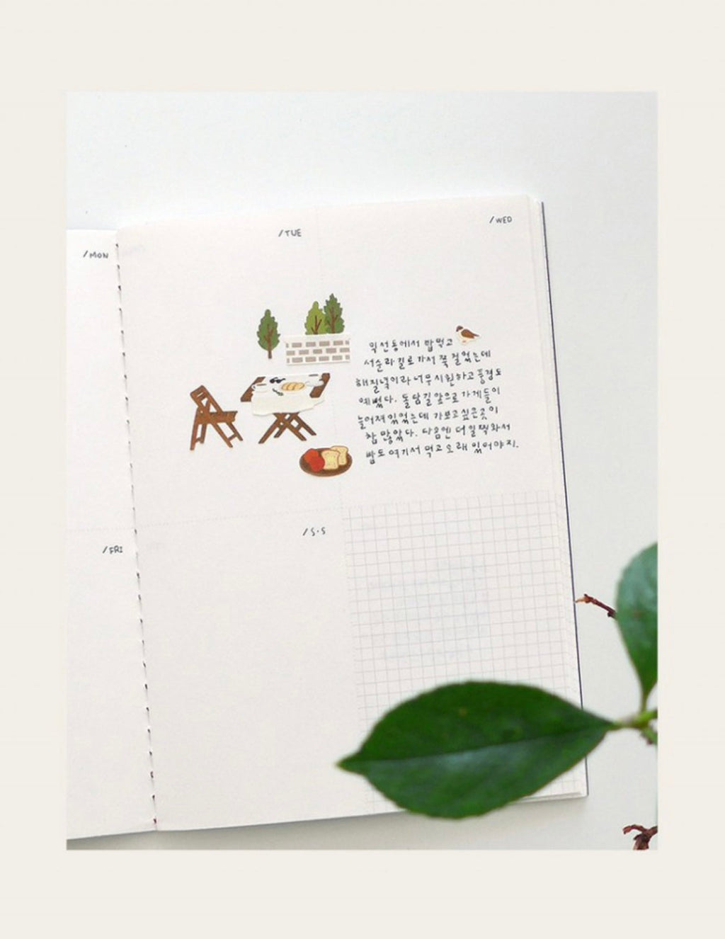 Suatelier In the Garden Decorative Floral Stickers for Journaling