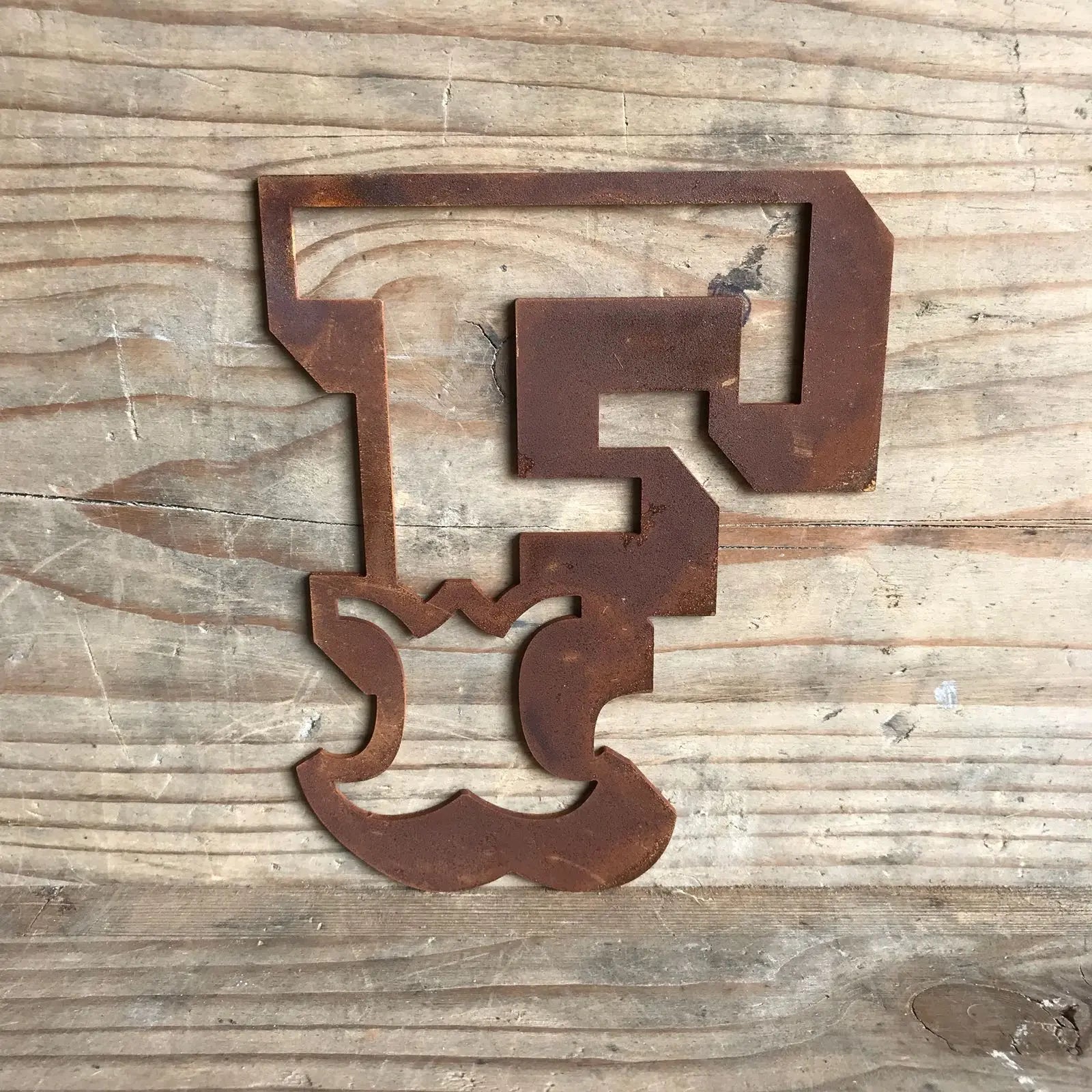 Rustic Metal Carnival Letters – 5 Inch Steel Wall Decor | Rustic Warehouse