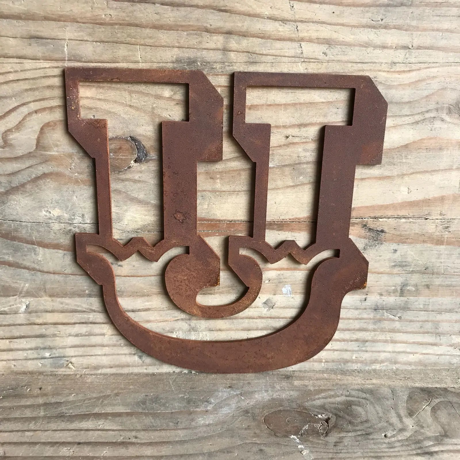 Rustic Metal Carnival Letters – 5 Inch Steel Wall Decor | Rustic Warehouse