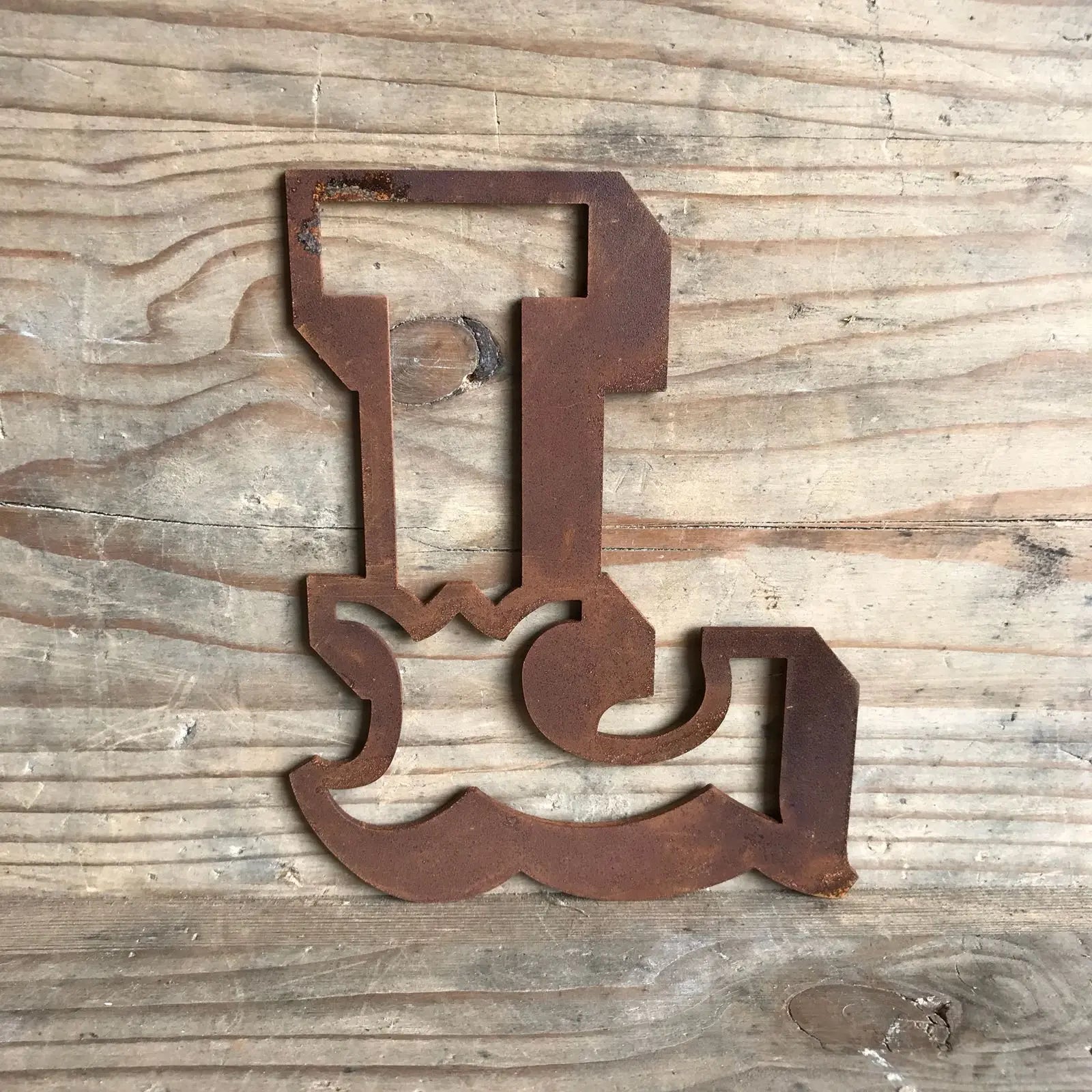 Rustic Metal Carnival Letters – 5 Inch Steel Wall Decor | Rustic Warehouse