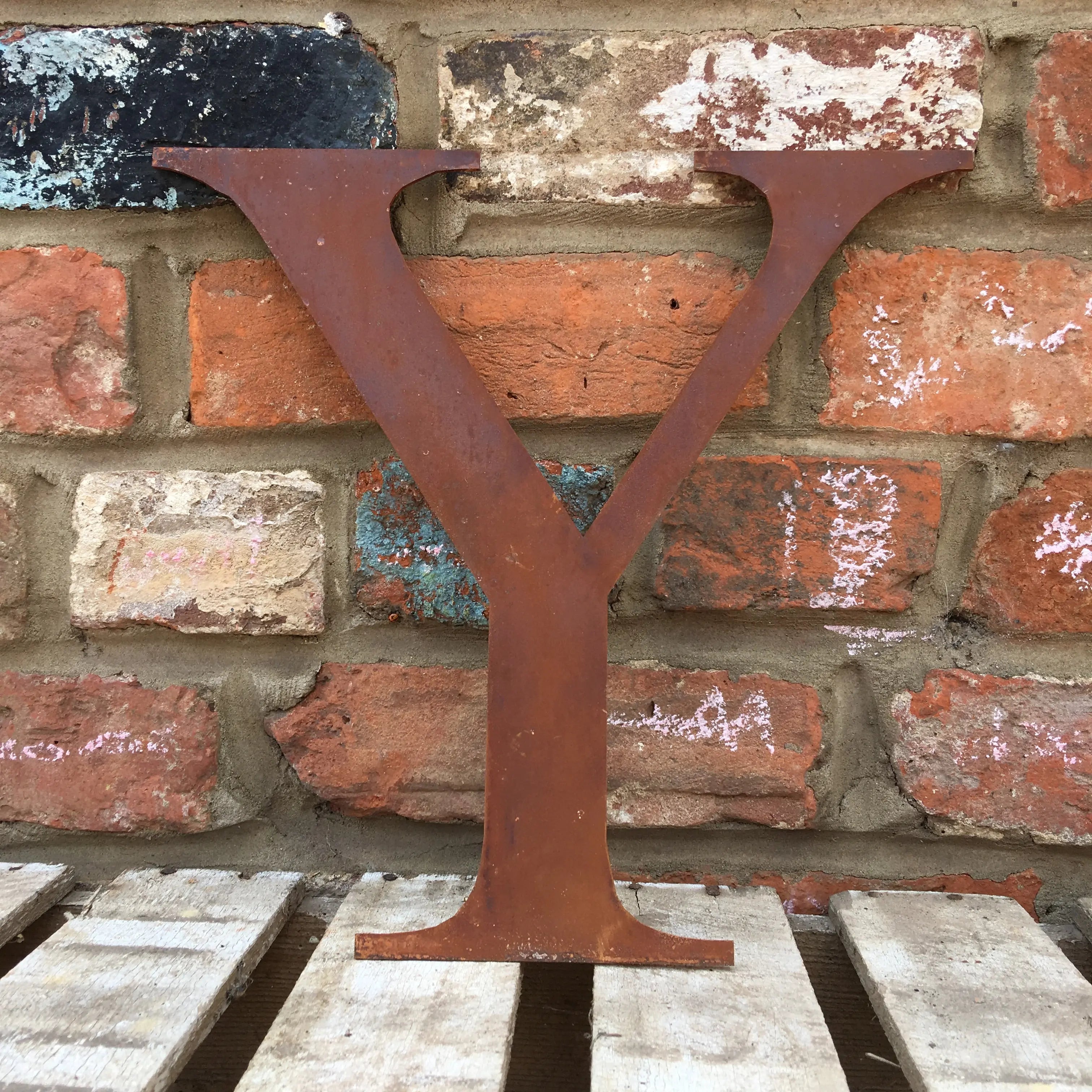 Rustic Metal Letters & Numbers | 5" or 12" Steel Signs by Rustic Warehouse