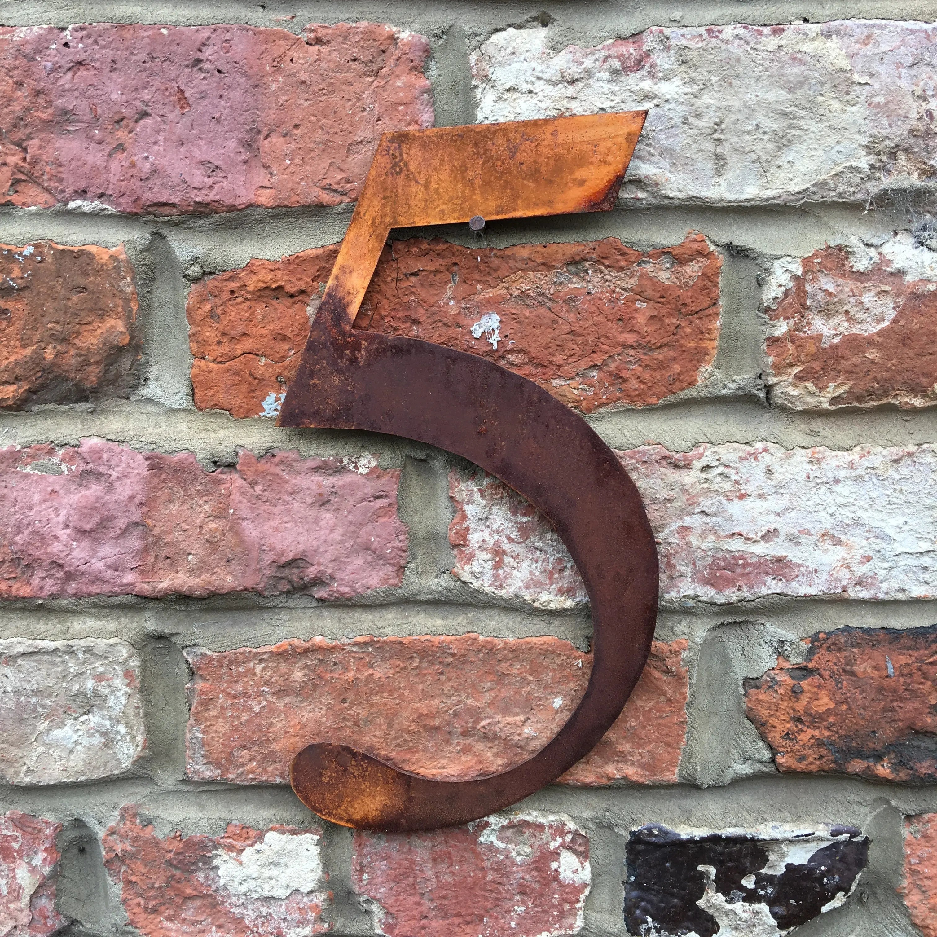 Rustic Metal Letters & Numbers | 5" or 12" Steel Signs by Rustic Warehouse