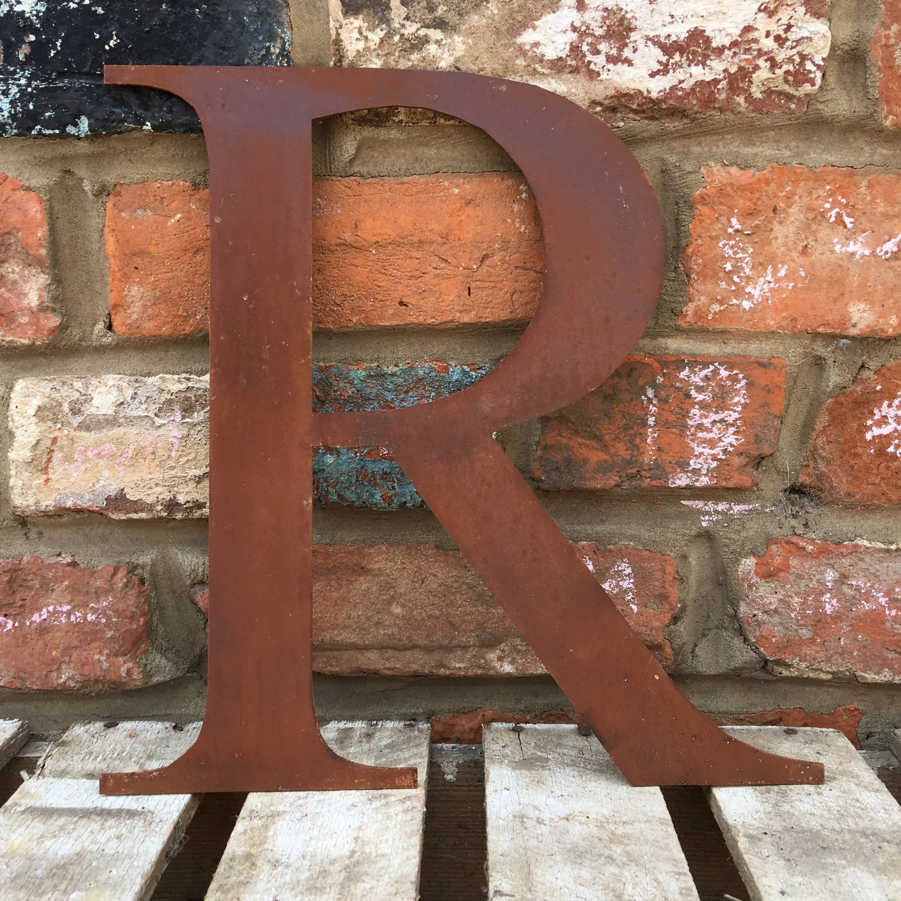 Rustic Metal Letters & Numbers | 5" or 12" Steel Signs by Rustic Warehouse