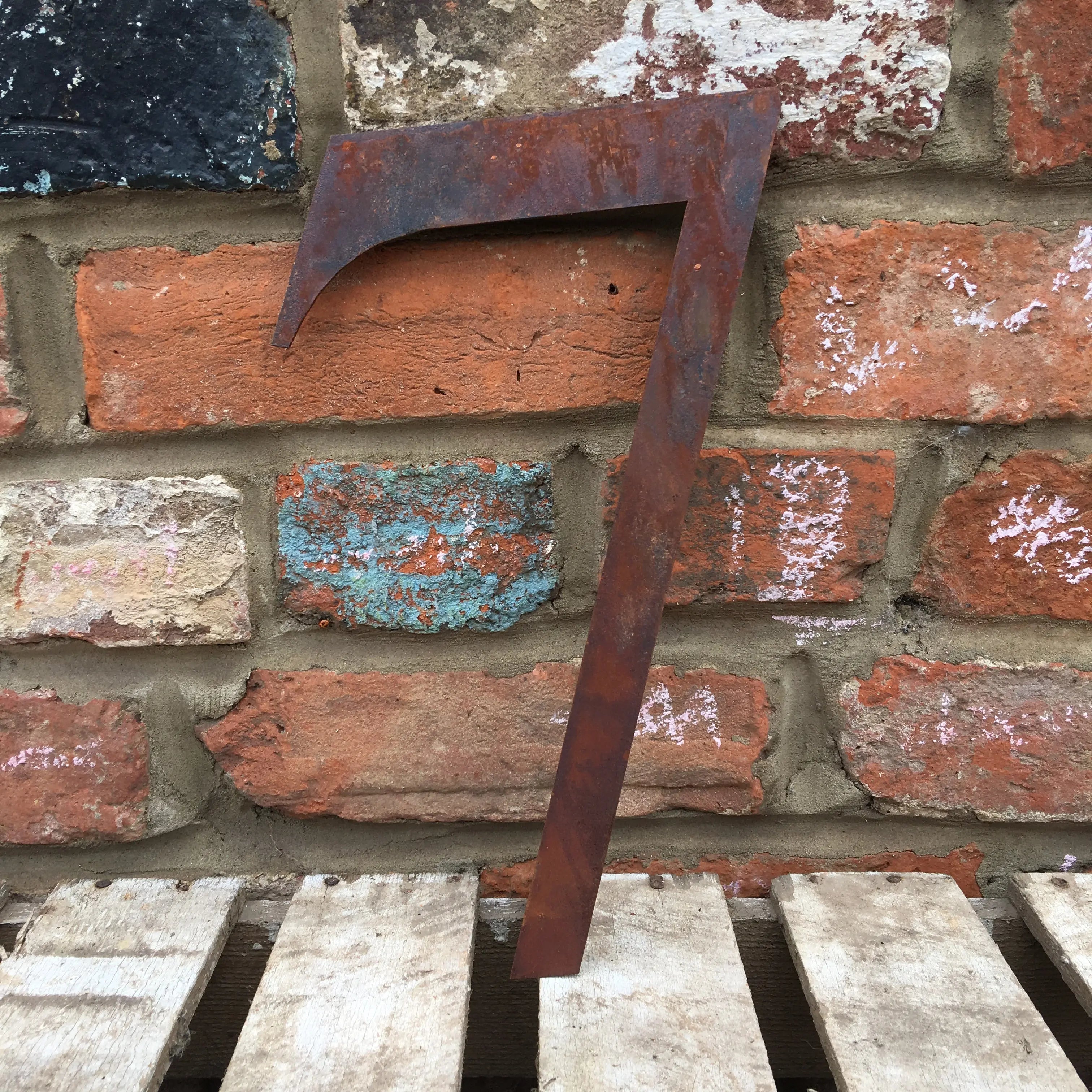 Rustic Metal Letters & Numbers | 5" or 12" Steel Signs by Rustic Warehouse
