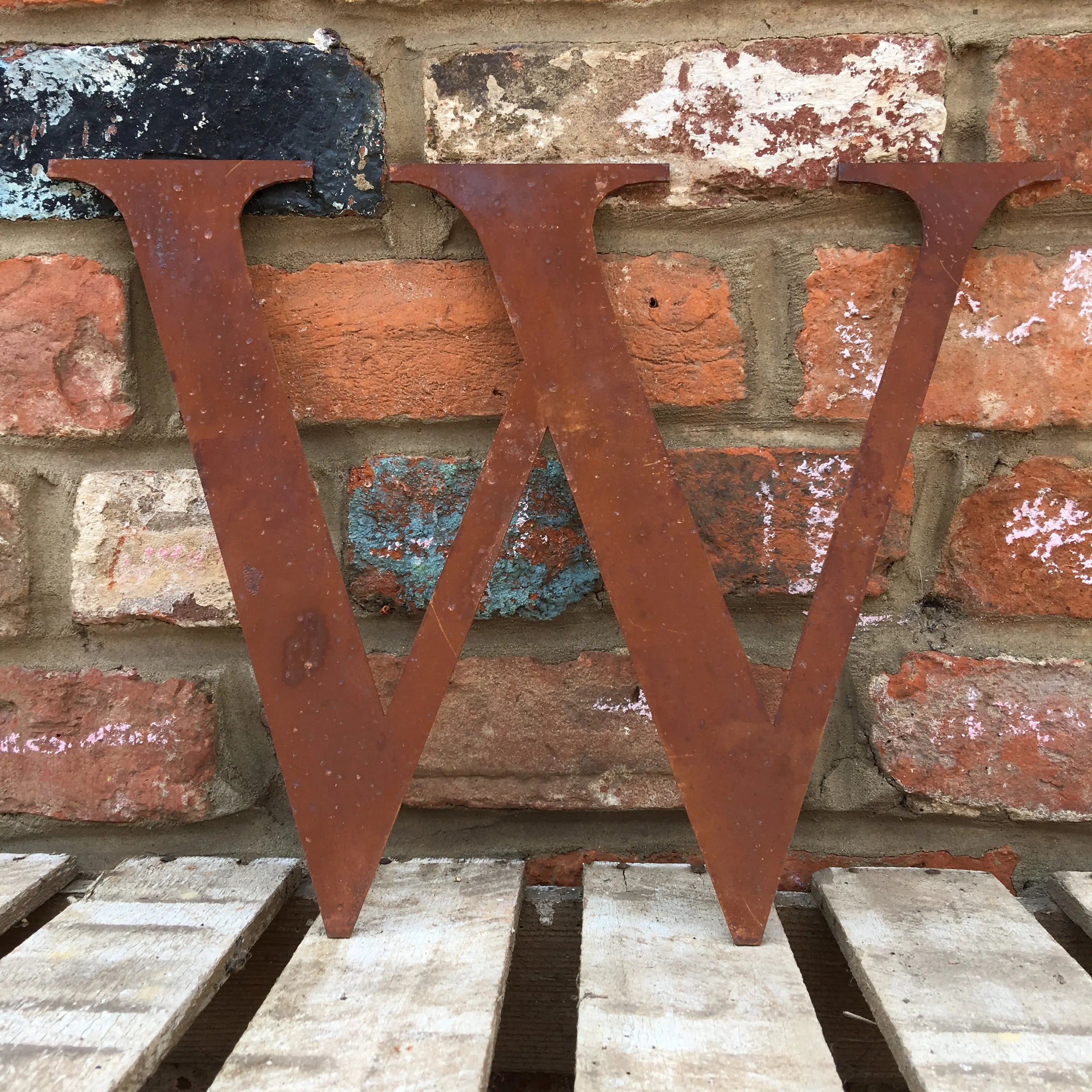 Rustic Metal Letters & Numbers | 5" or 12" Steel Signs by Rustic Warehouse