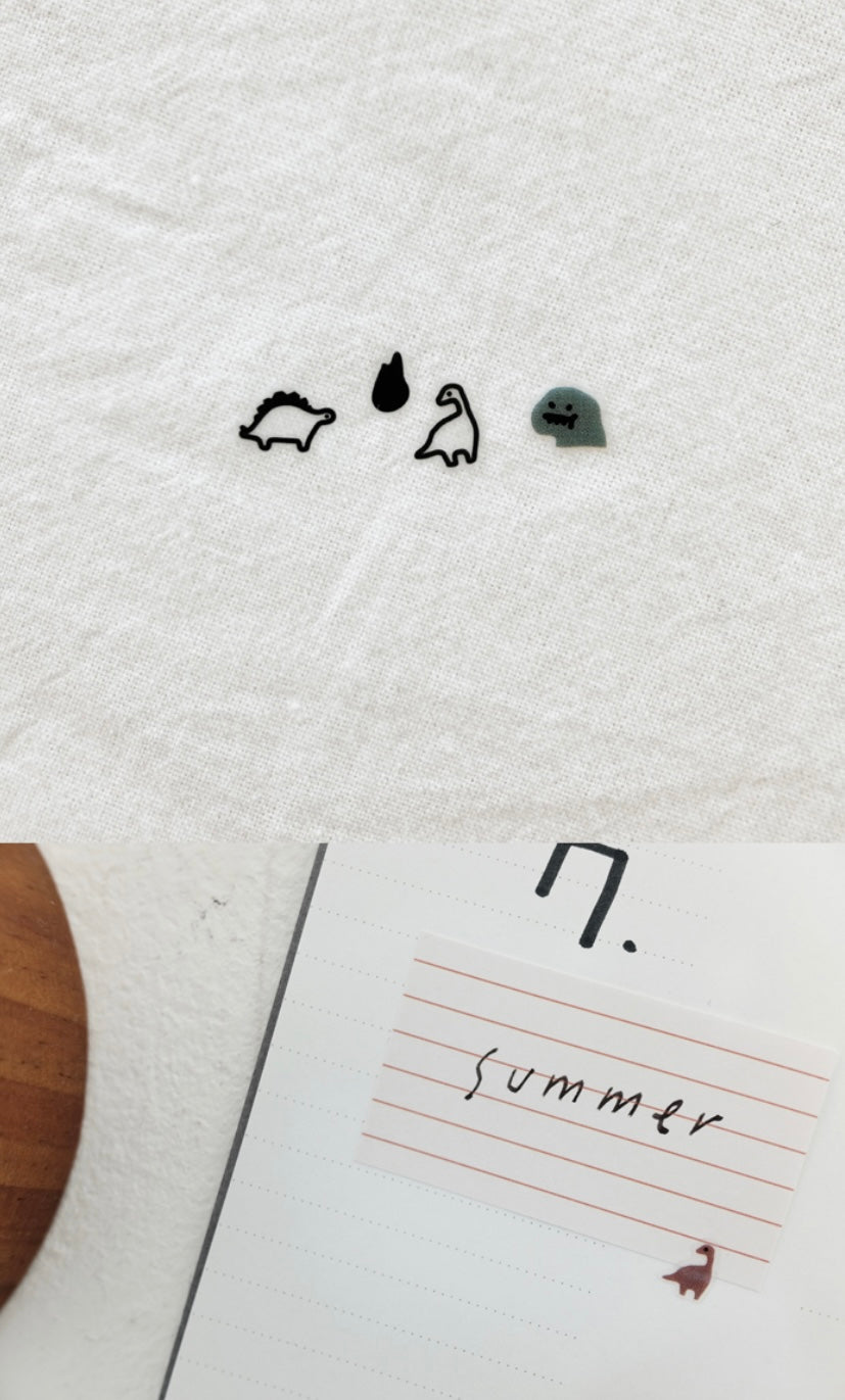 Dinosaur Stickers by Suatelier | Cute Decorative Planner Decals