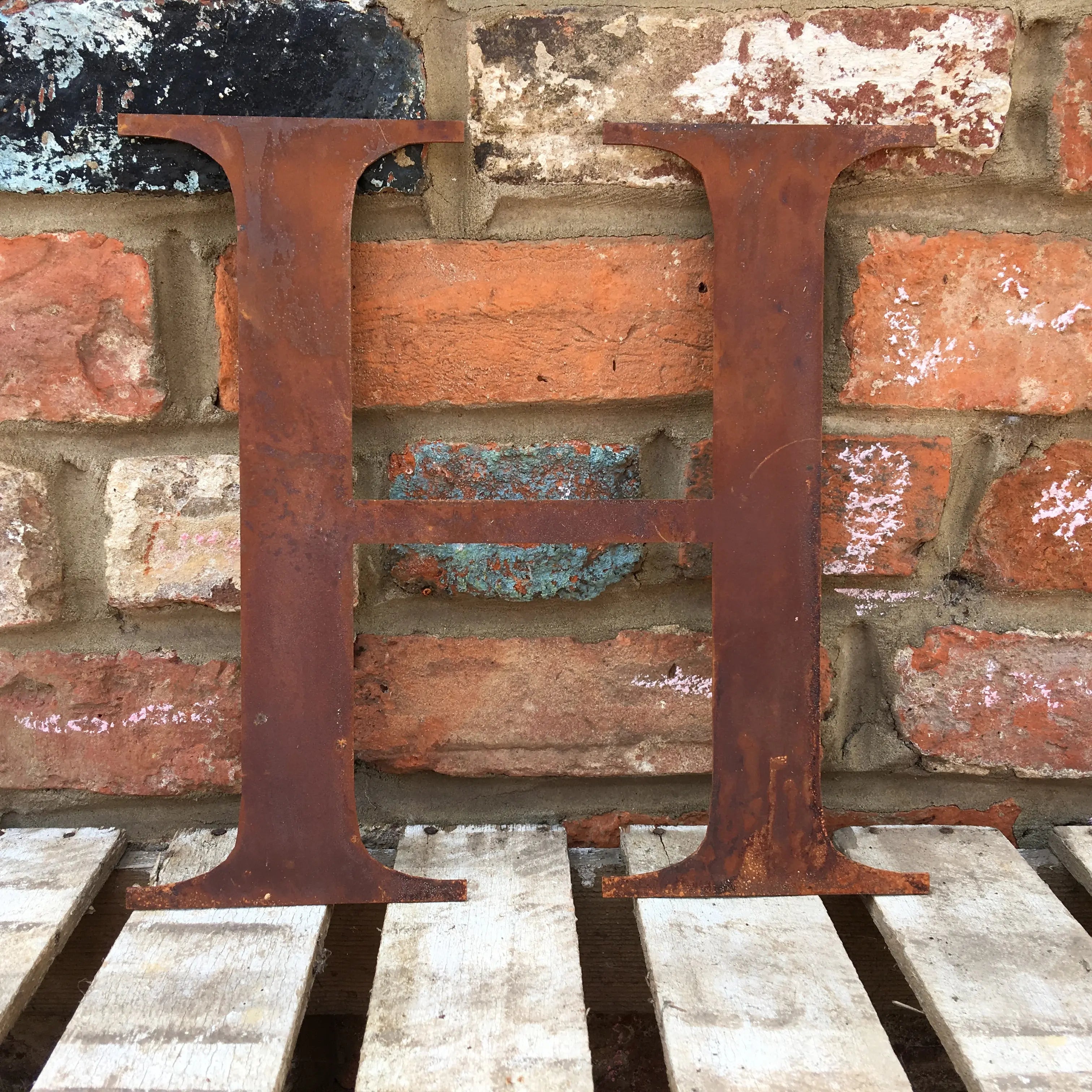 Rustic Metal Letters & Numbers | 5" or 12" Steel Signs by Rustic Warehouse