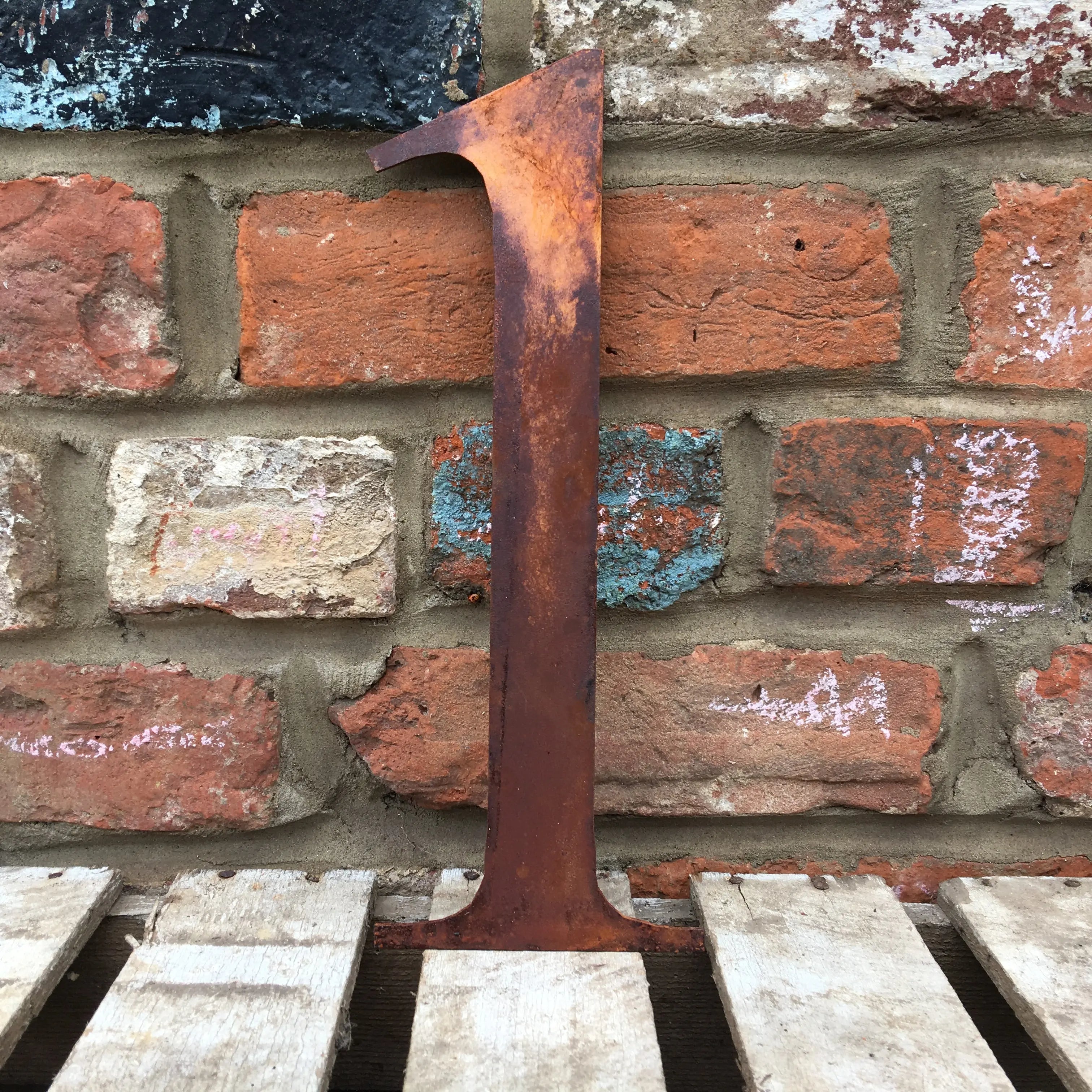 Rustic Metal Letters & Numbers | 5" or 12" Steel Signs by Rustic Warehouse
