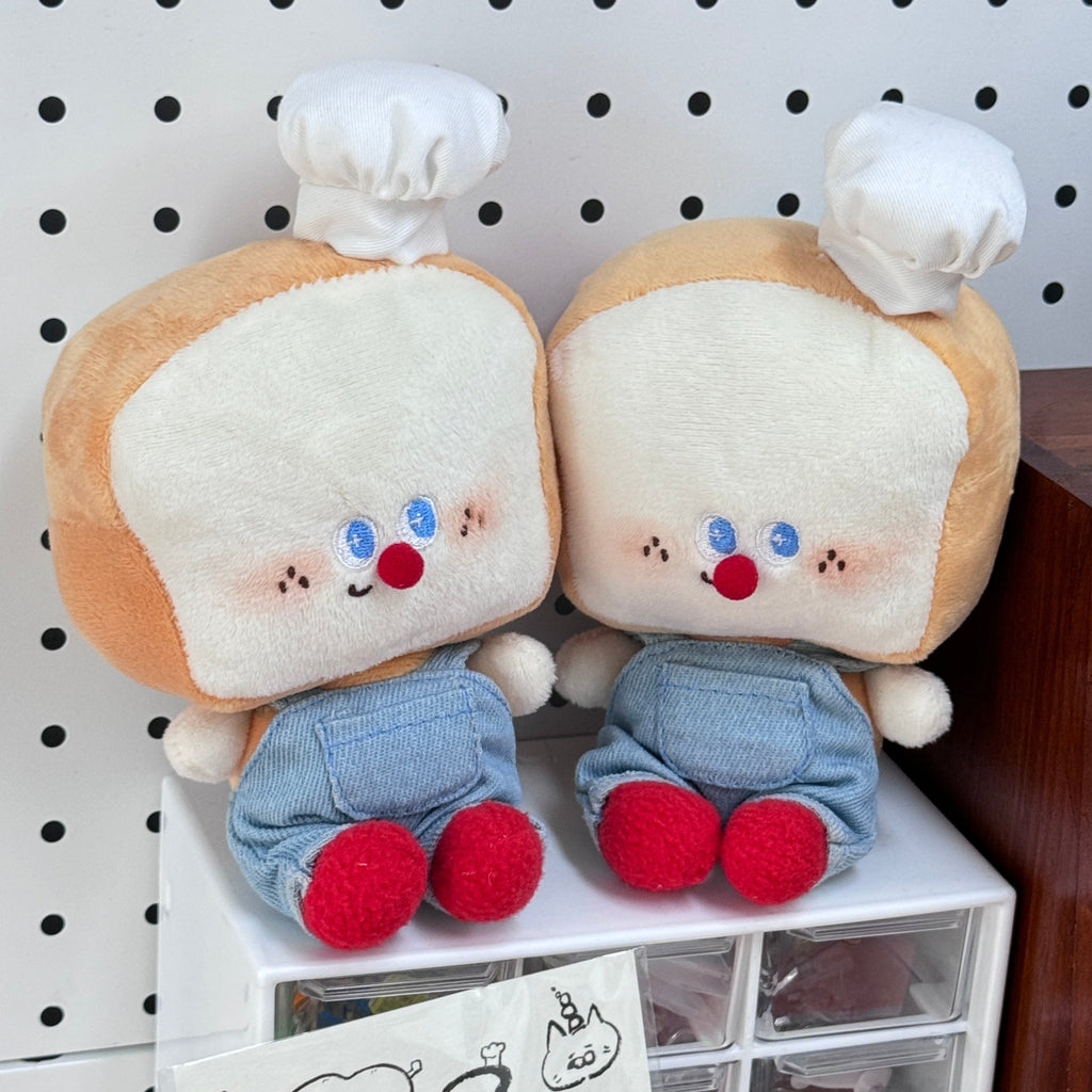 LuLuFun Studio Toast Baby Superman Plush Toy – Kawaii Bread Stuffed Animal