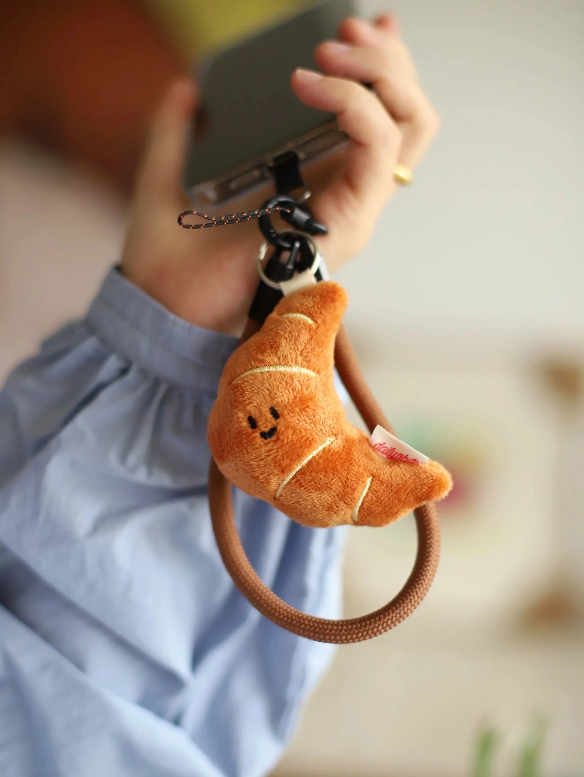 LuLuFun Studio Bread Plush Bakery Bag Charm – Kawaii Stuffed Food Toy