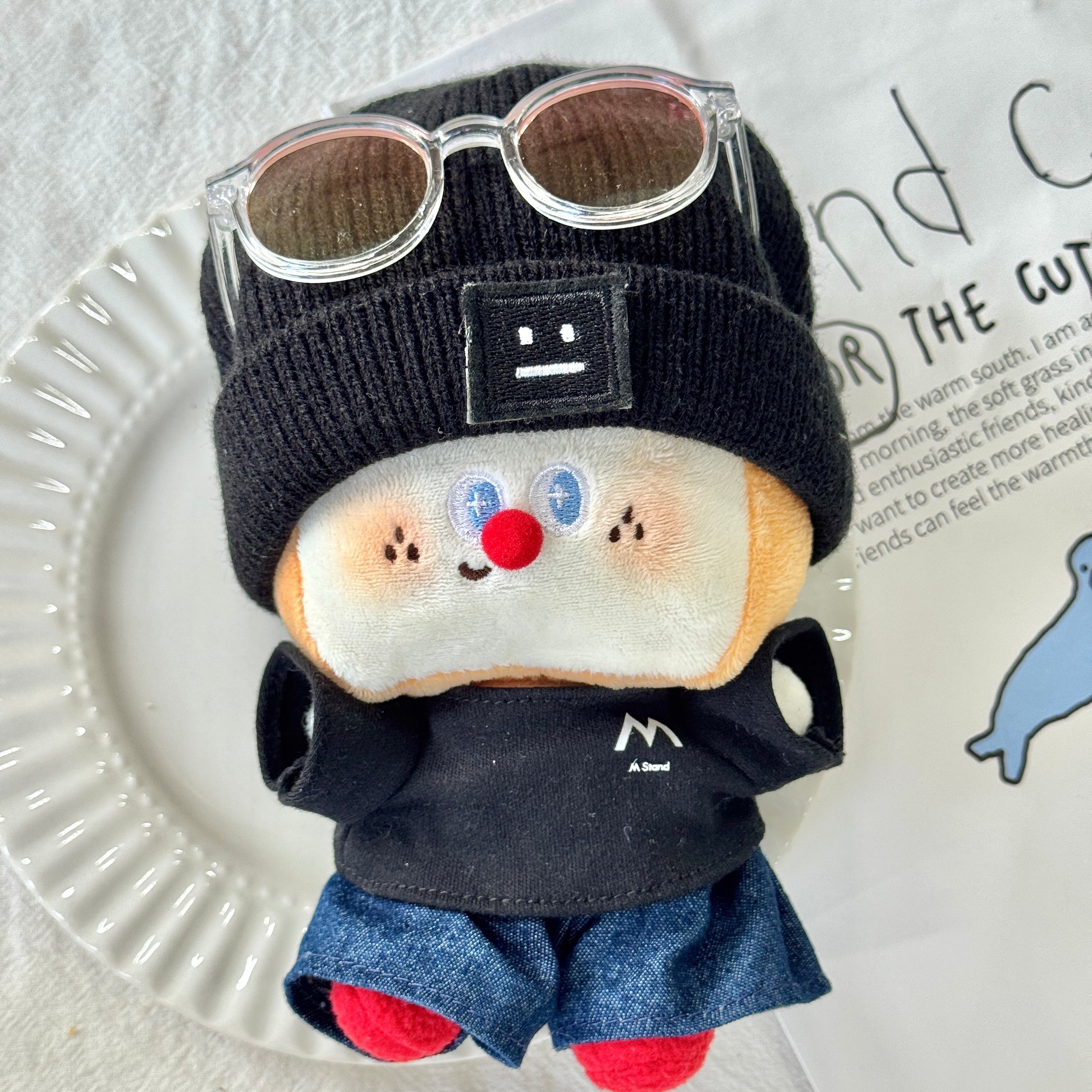 LuLuFun Studio Mini Toast Superman Bread Plush - Kawaii Stuffed Toy