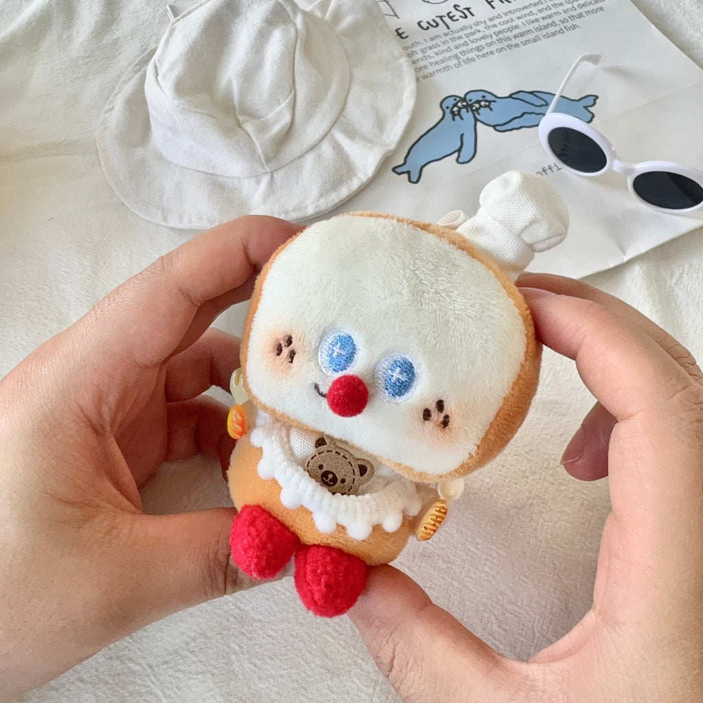 LuLuFun Studio Mini Toast Superman Bread Plush - Kawaii Stuffed Toy