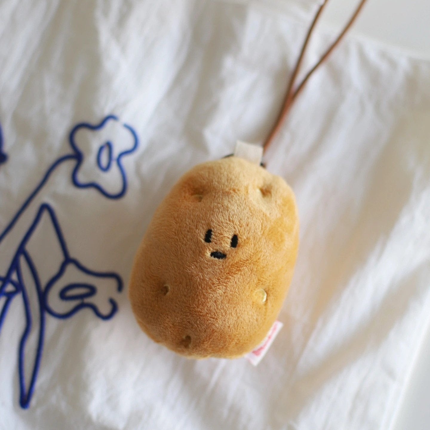 LuLuFun Studio Potato Plush Bag Charm – Soft Kawaii Keychain Accessory