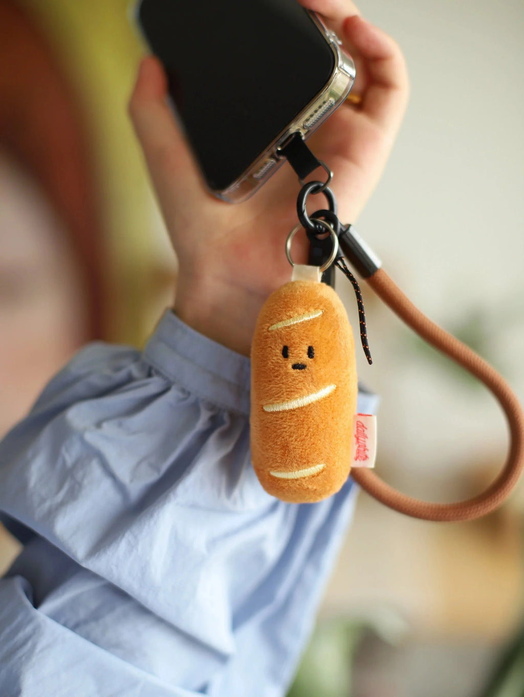 LuLuFun Studio Bread Plush Bakery Bag Charm – Kawaii Stuffed Food Toy