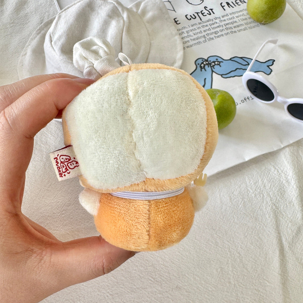 LuLuFun Studio Mini Toast Superman Bread Plush - Kawaii Stuffed Toy