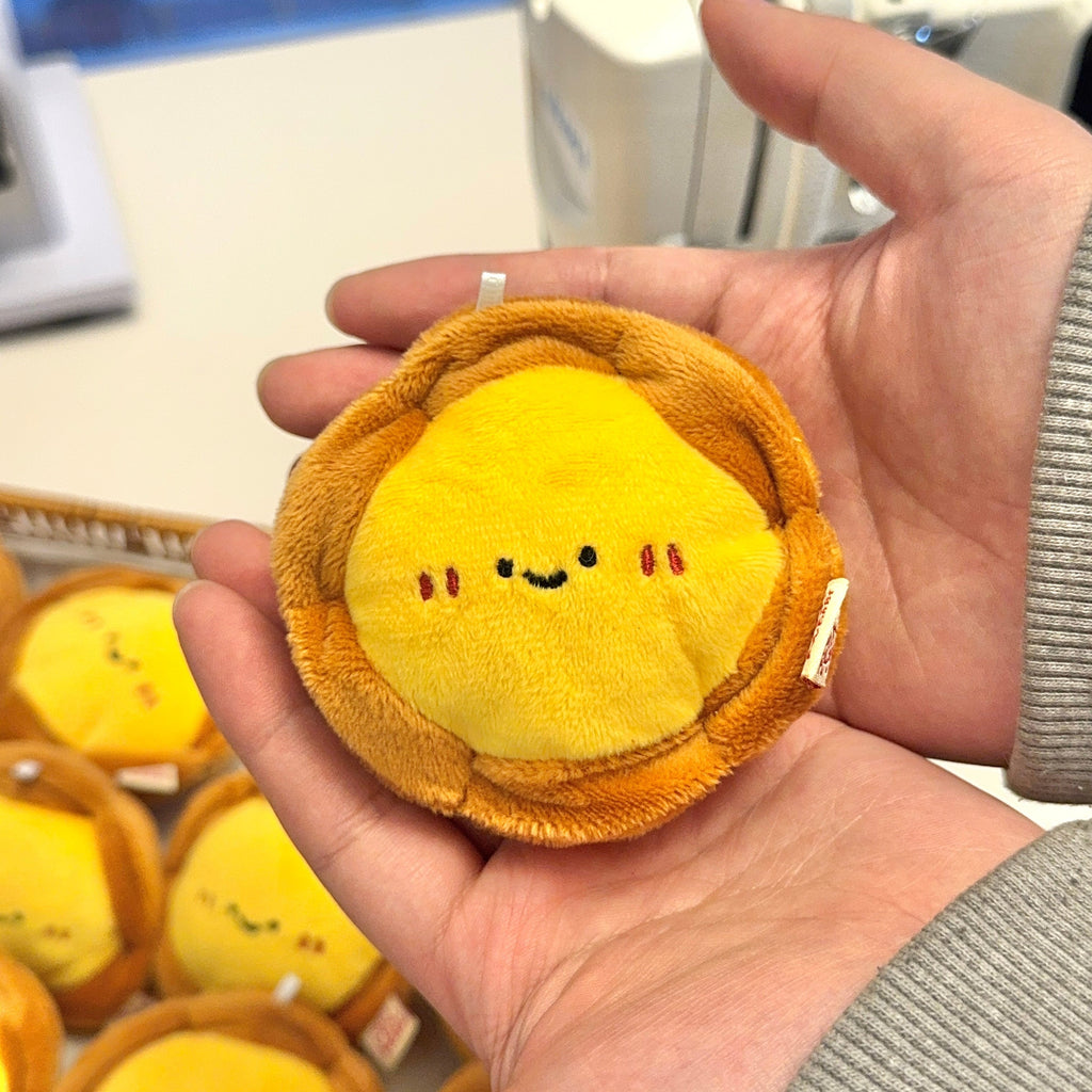 Tart Bread Plush Toy – Kawaii Stuffed Food Collectible by LuLuFun Studio