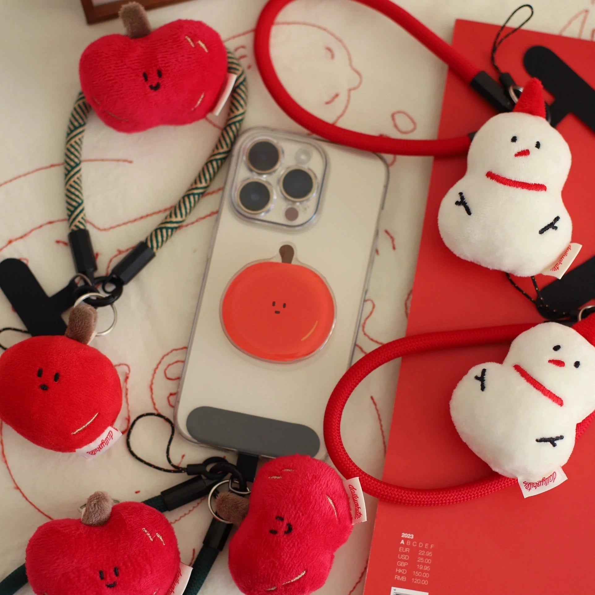 LuLuFun Studio Chestnut Plush Bag Charm – Soft Kawaii Keychain Toy
