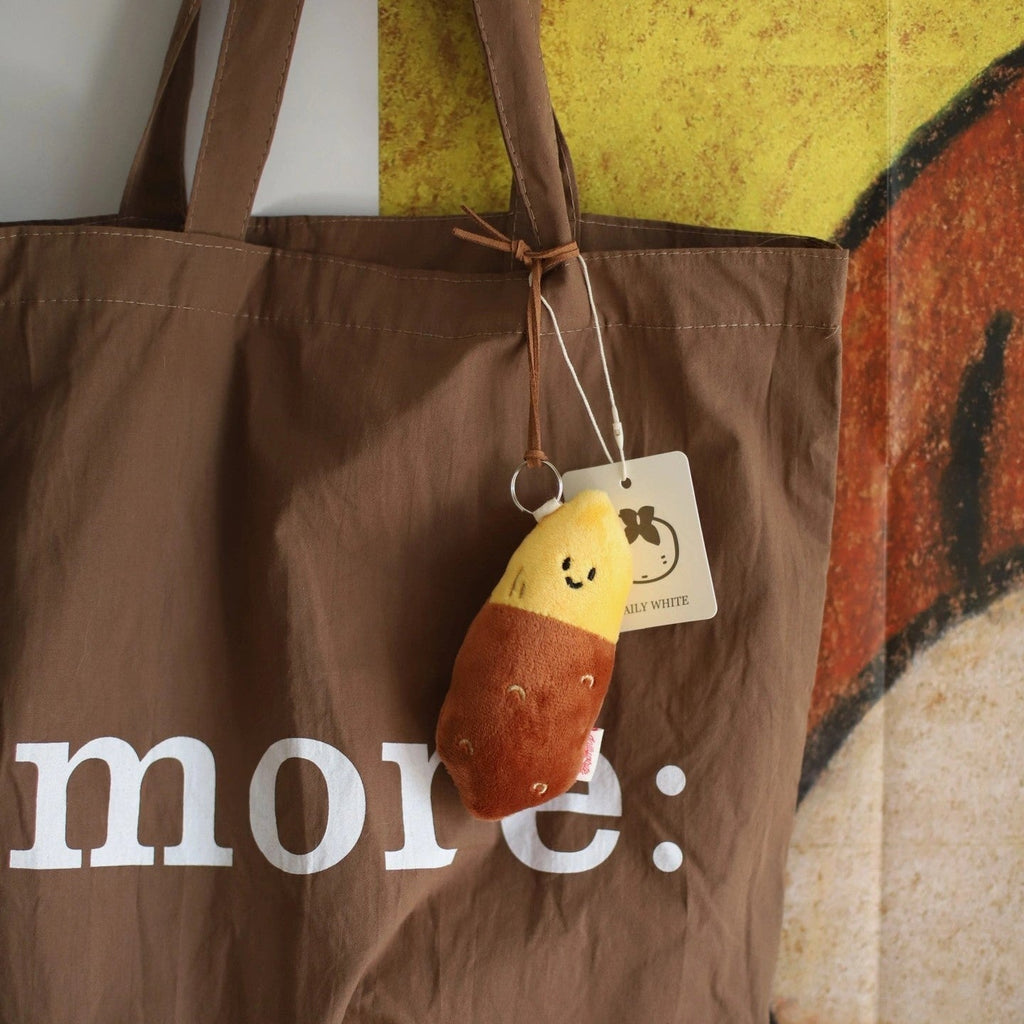LuLuFun Studio Sweet Potato Plush Keychain – Soft Kawaii Bag Charm