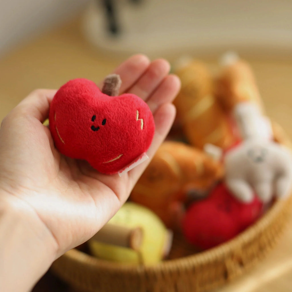 LuLuFun Studio Chestnut Plush Bag Charm – Soft Kawaii Keychain Toy
