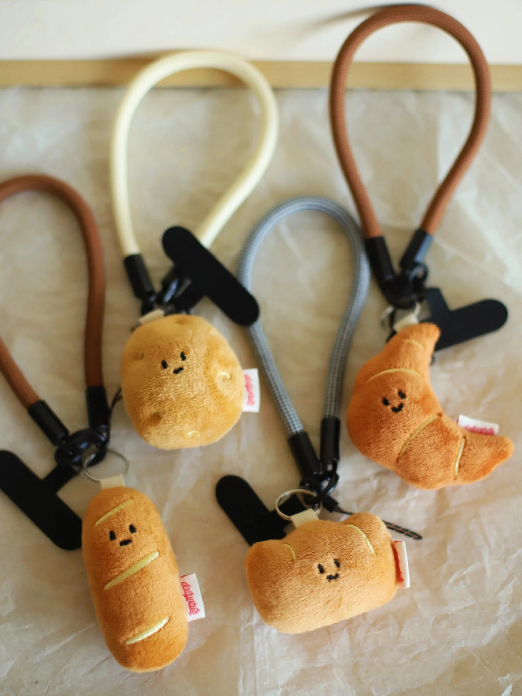LuLuFun Studio Bread Plush Bakery Bag Charm – Kawaii Stuffed Food Toy