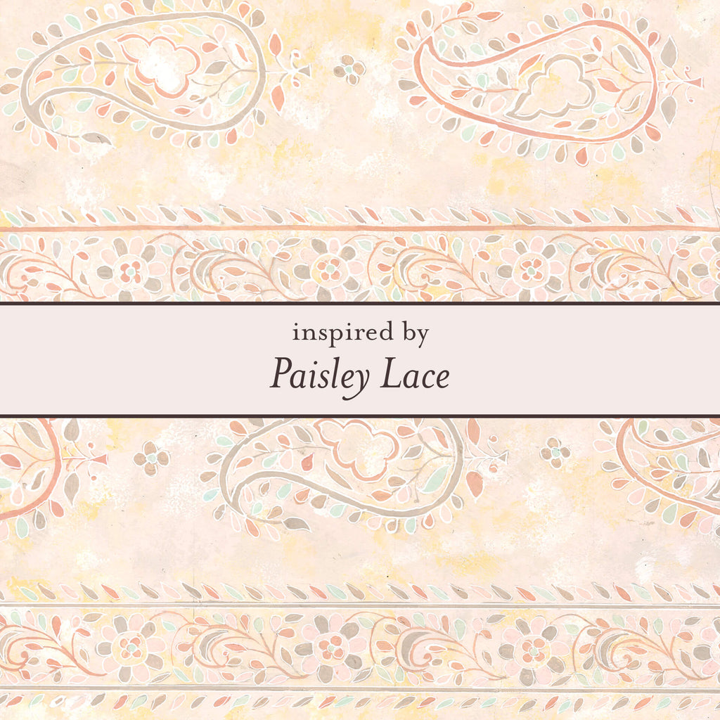Laura Ashley Paisley Lace Hoop Earrings – Silver Plated Floral Hoops