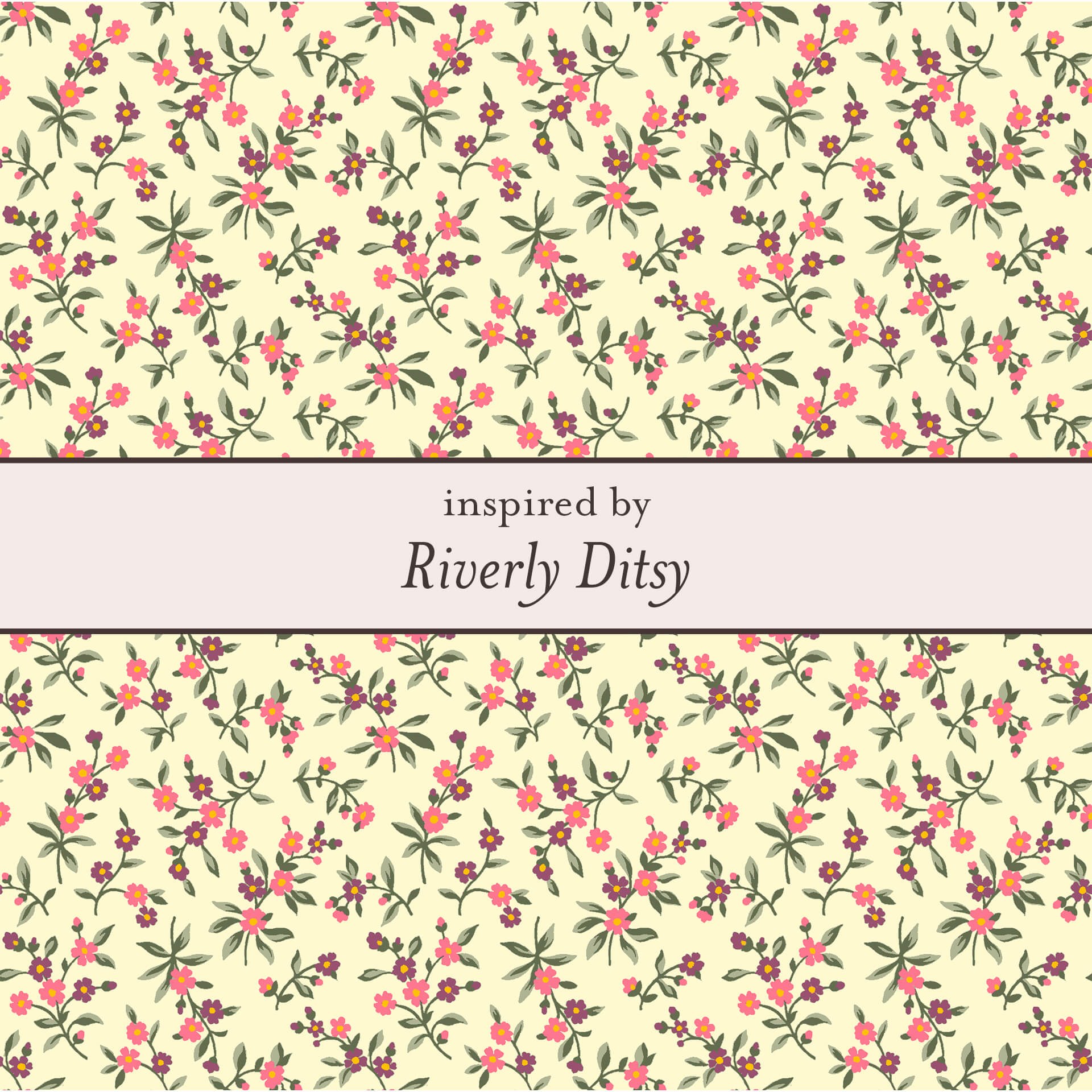 Laura Ashley Riverly Ditsy Flower Necklace | Gold Plated Silver