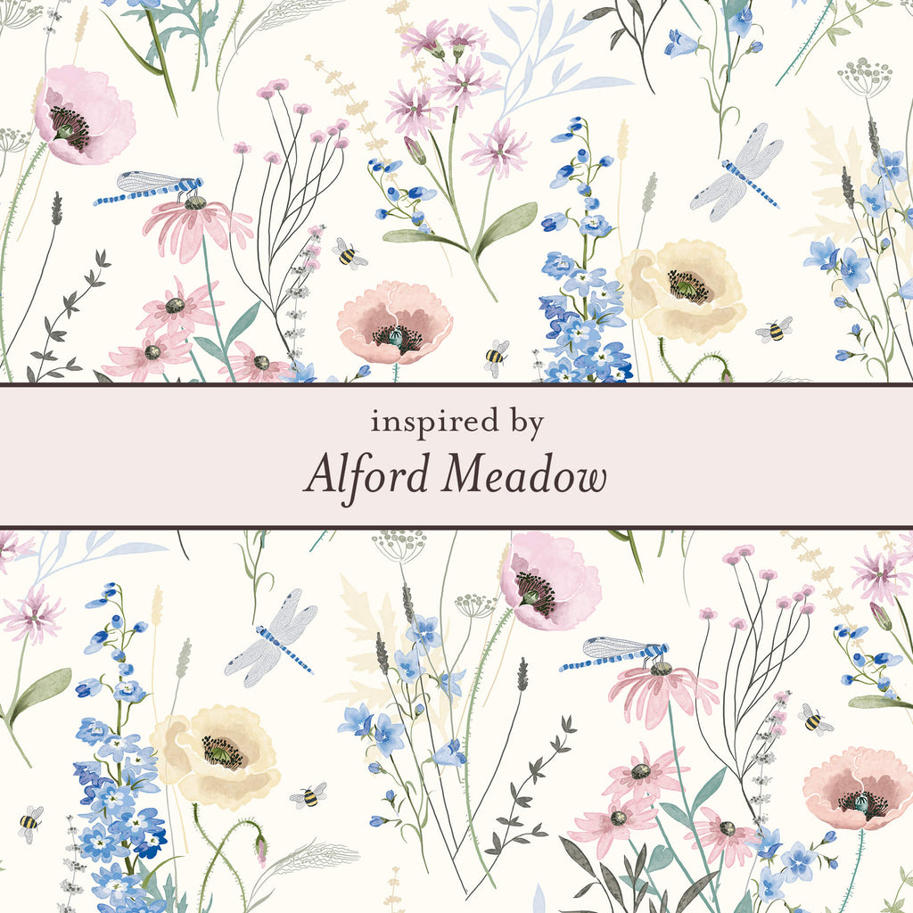 Alford Meadow Light Amethyst Flower Earrings in Recycled Silver
