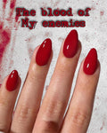 Radioactive Unicorn The Blood of my Enemies Nail Polish – Deep Red Vegan
